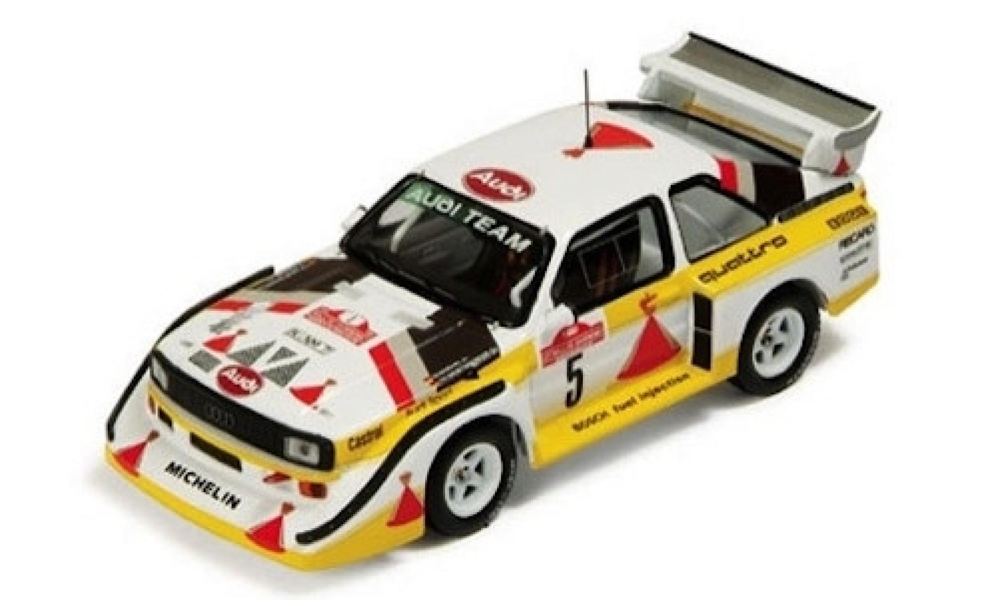 Audi Sport Quattro 1/43 SpecialC Sport quattro E2 No.5 HB Team Rallye WM Rallye San Remo 1985 W.Röhrl/C.Geistdörfer ohne Vitrine modellino in miniatura