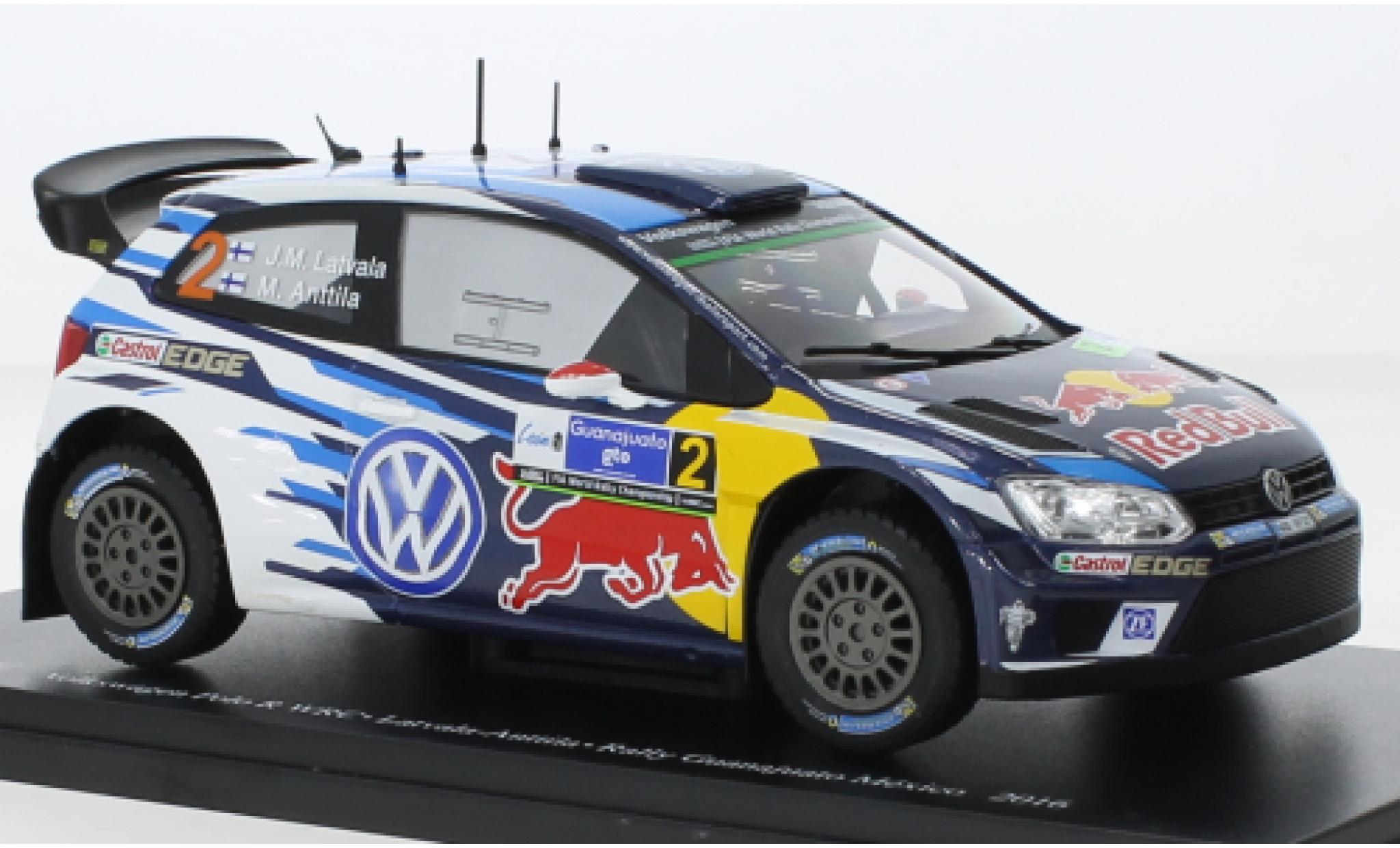 Volkswagen Polo 1/24 SpecialC .-119 R WRC No.2 Rallye WM Rallye Mexico 2016 modellino in miniatura