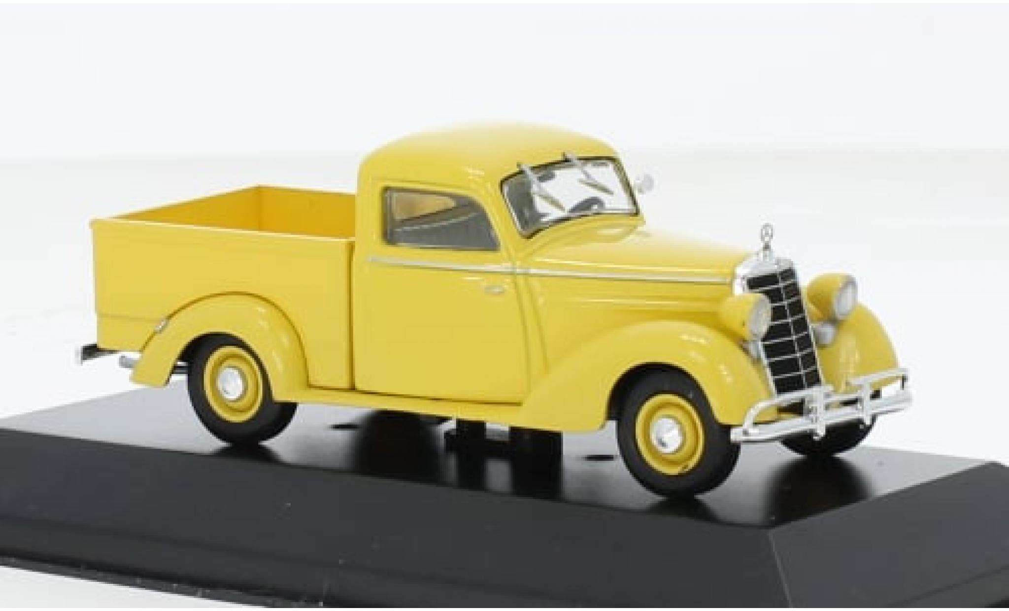 Mercedes 170 1/43 SpecialC .-120 D Pick-Up gelb 1954 1:43 modellino in miniatura