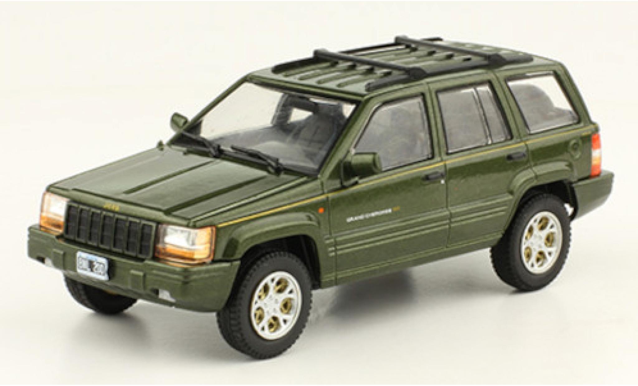 Jeep Grand Cherokee 1/43 SpecialC Limited metallise verde 1997 modellino in miniatura