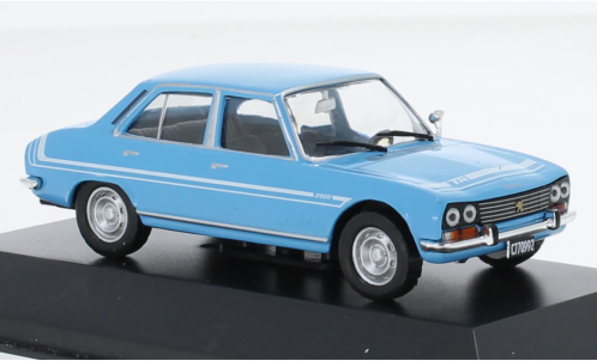 Peugeot 504 1/43 SpecialC .-120 TN blu clair 1977 modellino in miniatura