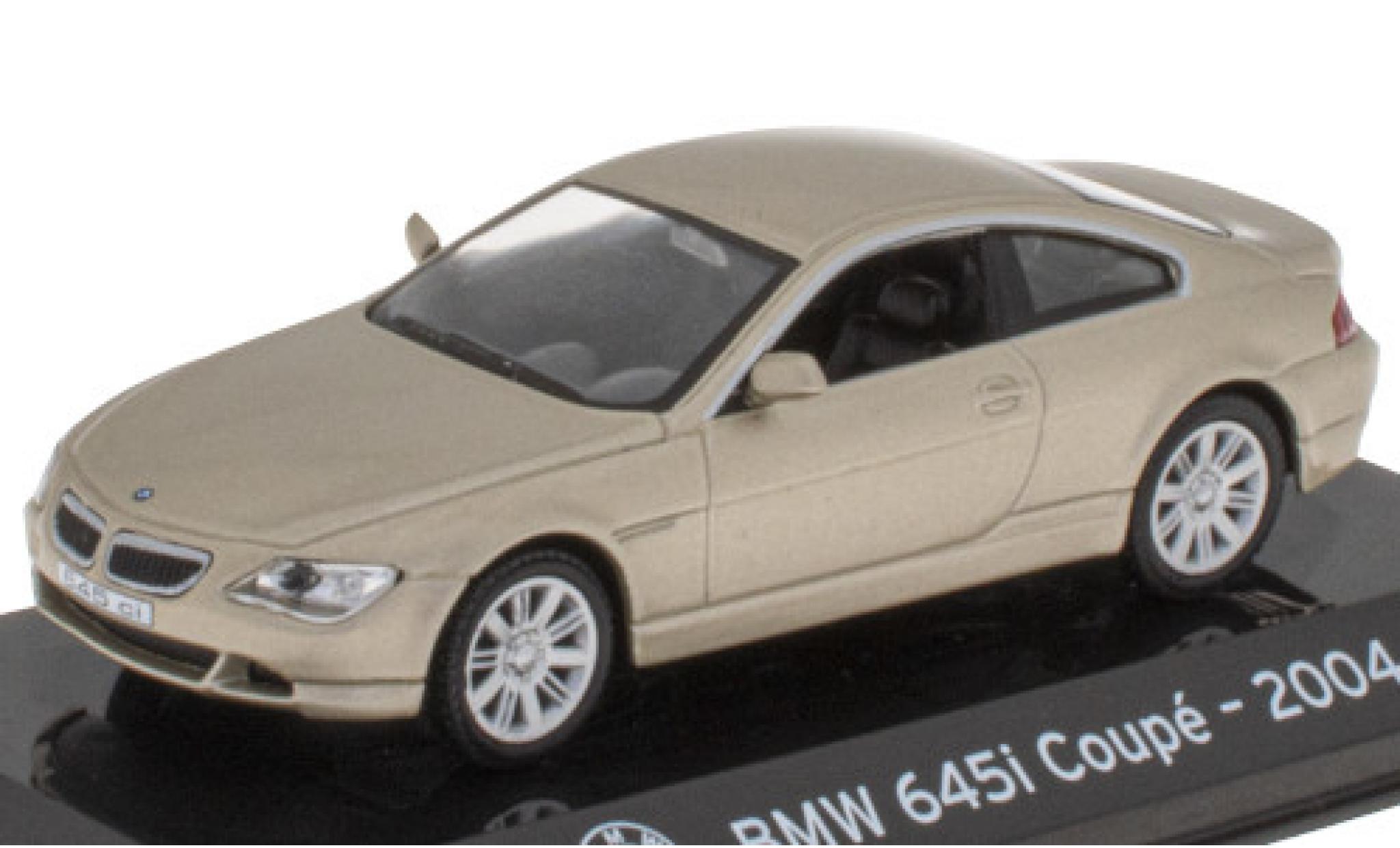 Bmw 645 1/43 SpecialC i (E63) metallico beige 2004 modellino in miniatura