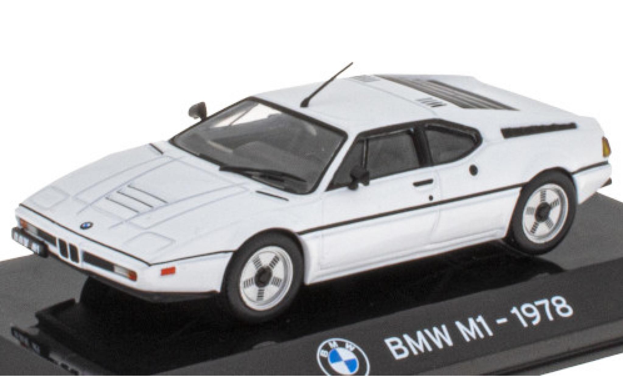 Bmw M1 1/43 SpecialC bianco 1978 modellino in miniatura