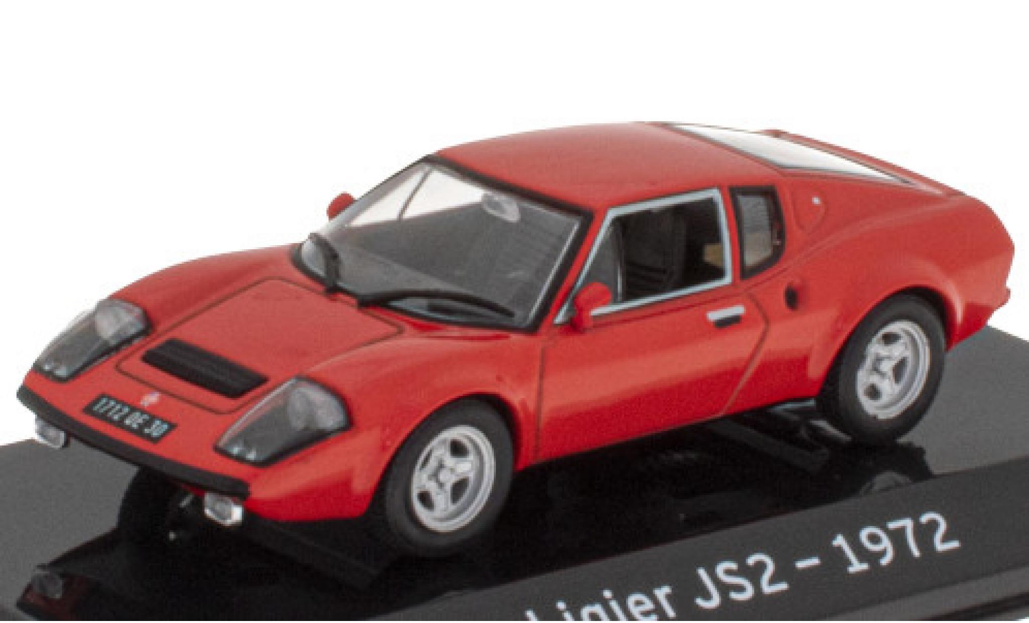 Ligier JS2 1/43 SpecialC orange 1972 modellino in miniatura