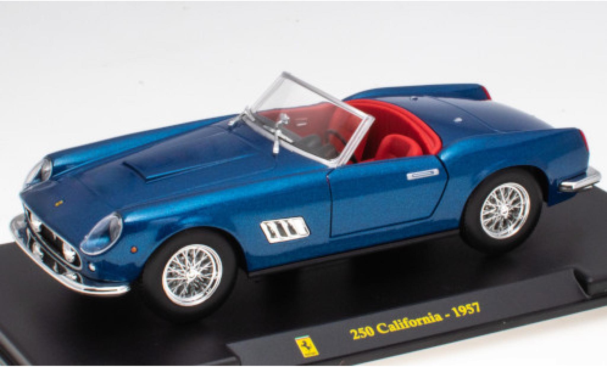 Ferrari 250 1/24 SpecialC California metallico blu 1957 modellino in miniatura