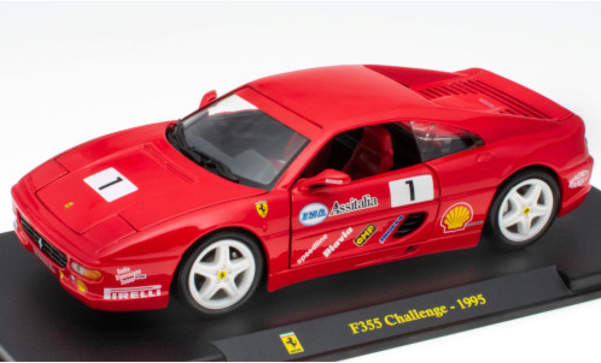 Ferrari F355 1/24 SpecialC Challenge rosso No.1 1995 modellino in miniatura