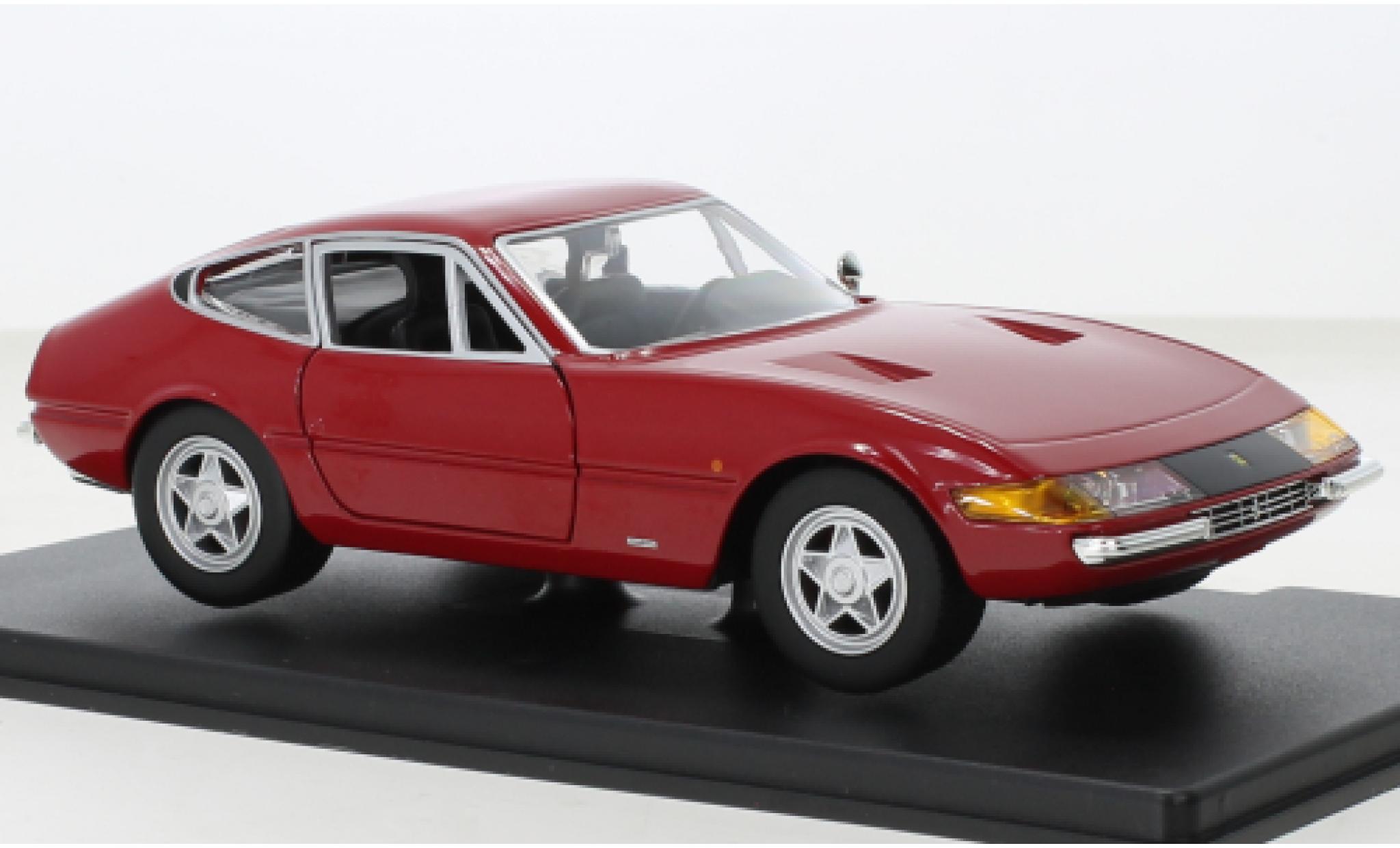 Ferrari 365 1/24 SpecialC GTB4 rosso 1968 modellino in miniatura