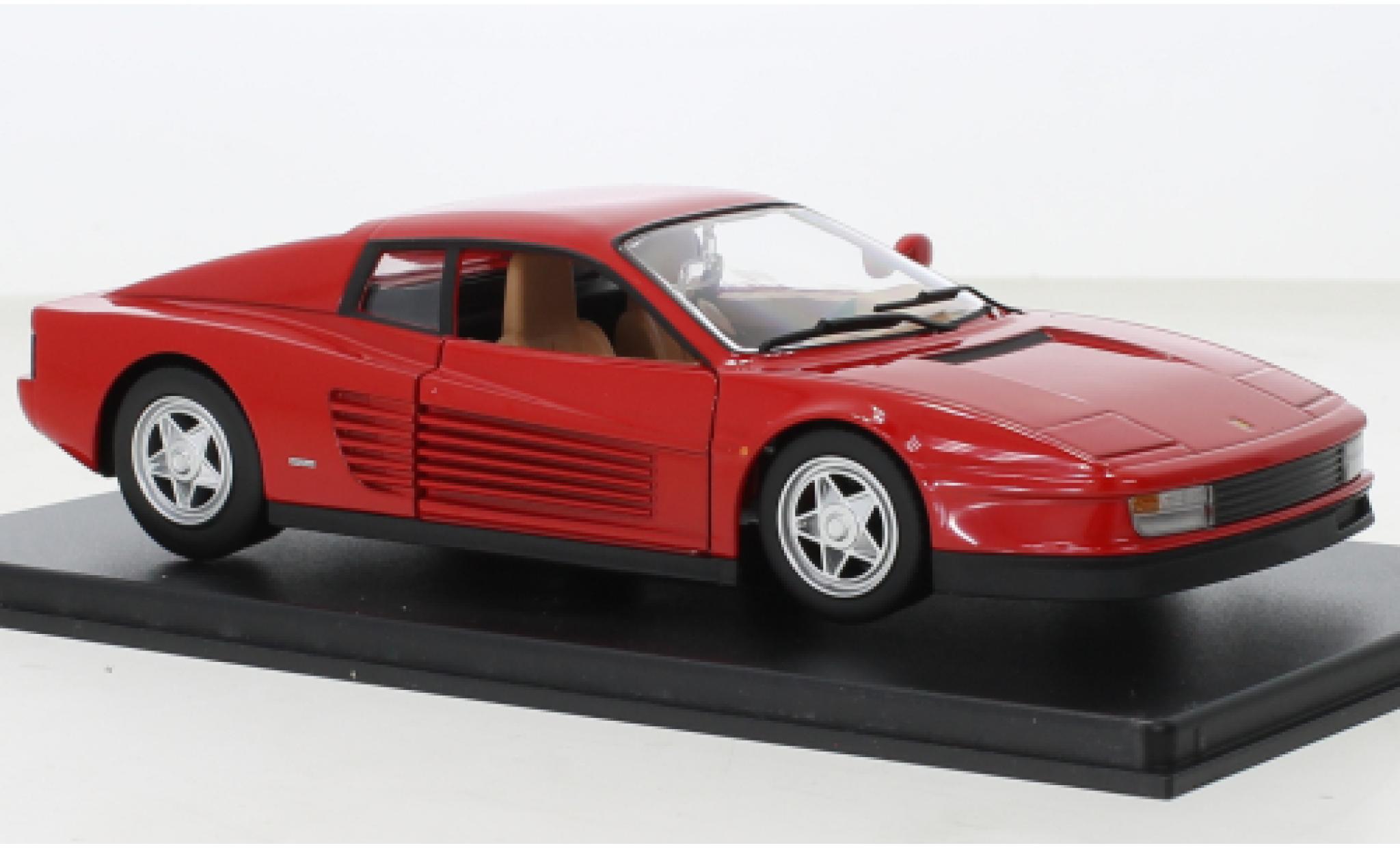 Ferrari Testarossa 1/24 SpecialC rosso 1984 modellino in miniatura