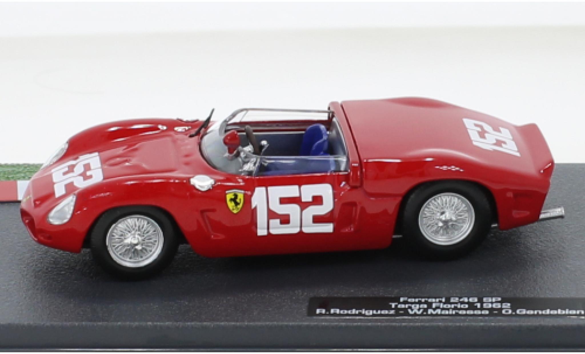 Ferrari 246 1/43 SpecialC SP RHD No.152 Targa Florio 1962 modellino in miniatura