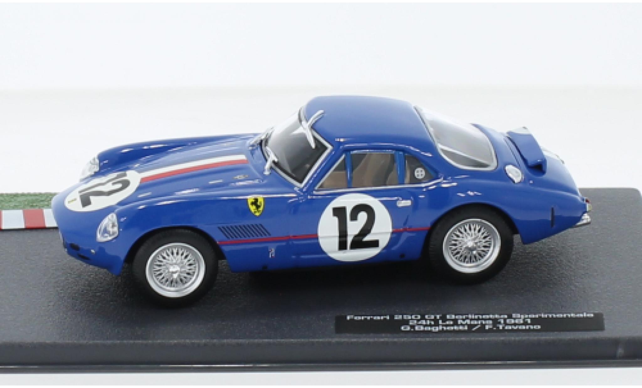Ferrari 250 1/43 SpecialC .-125 GT Berlinetta Sperimentale No.12 24h Le Mans 1961 modellino in miniatura