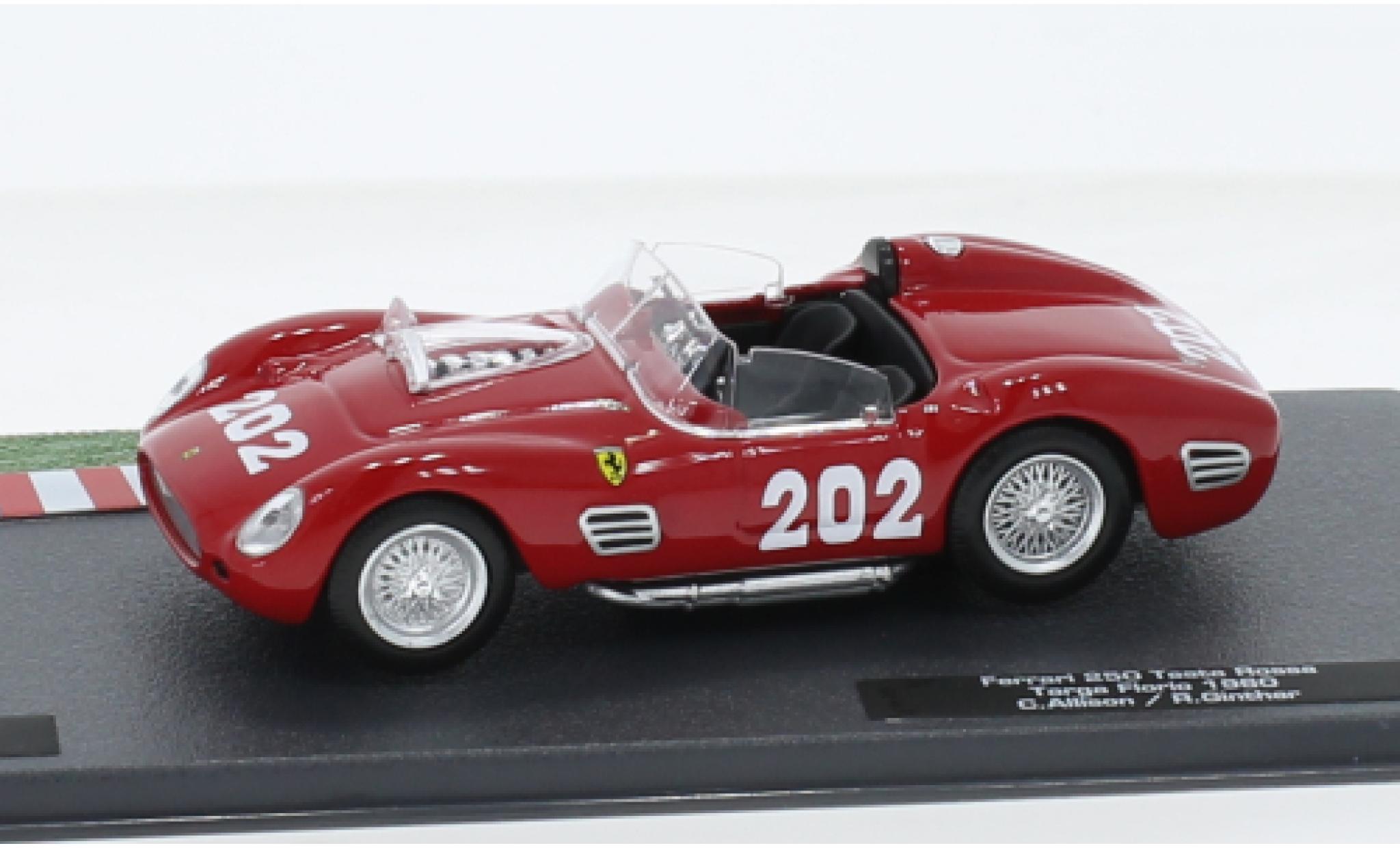 Ferrari 250 1/43 SpecialC .-125 Testa Rossa RHD No.202 Targa Florio 1960 modellino in miniatura