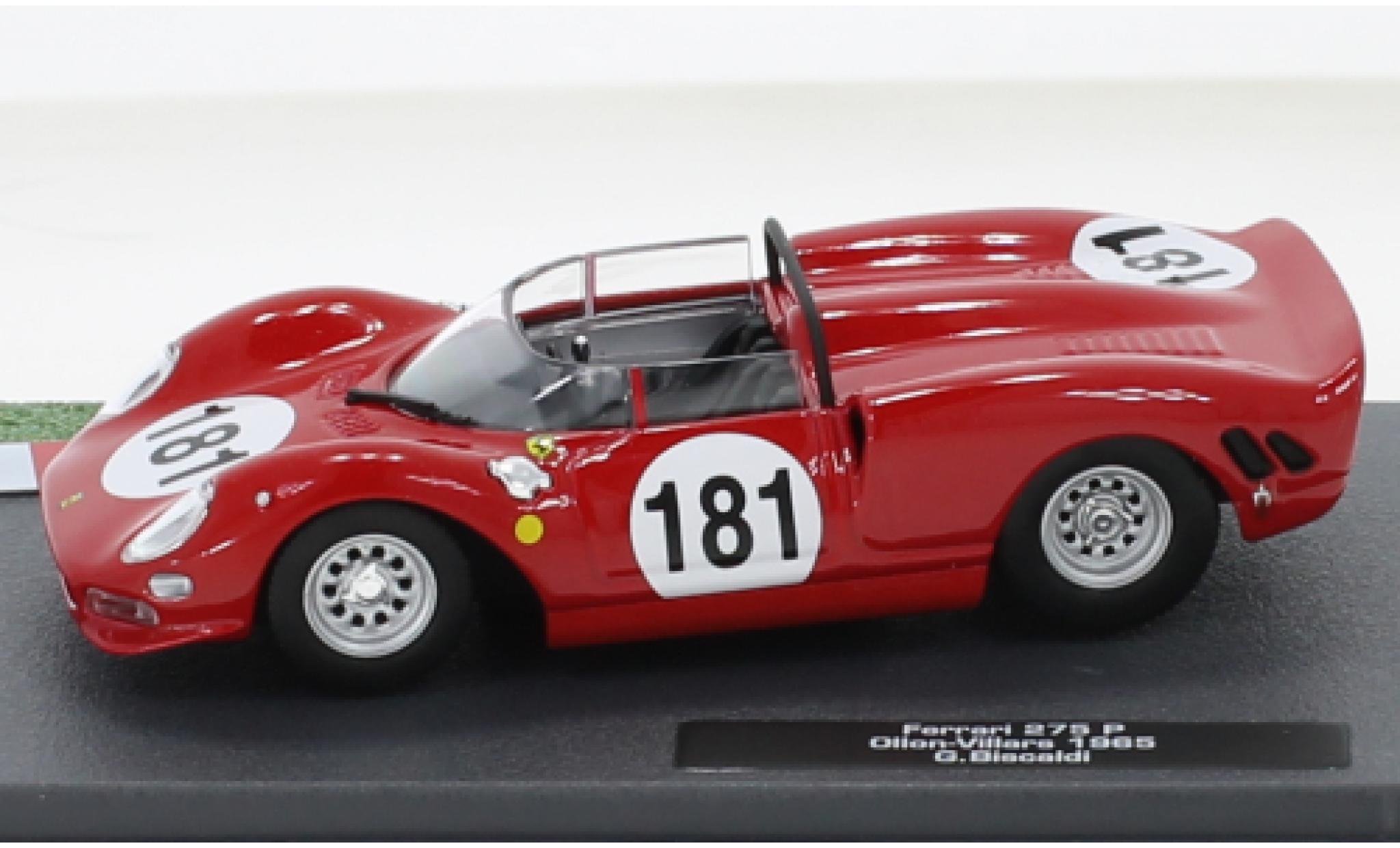 Ferrari 275 1/43 SpecialC P RHD No.181 Ollon Villars 1965 modellino in miniatura