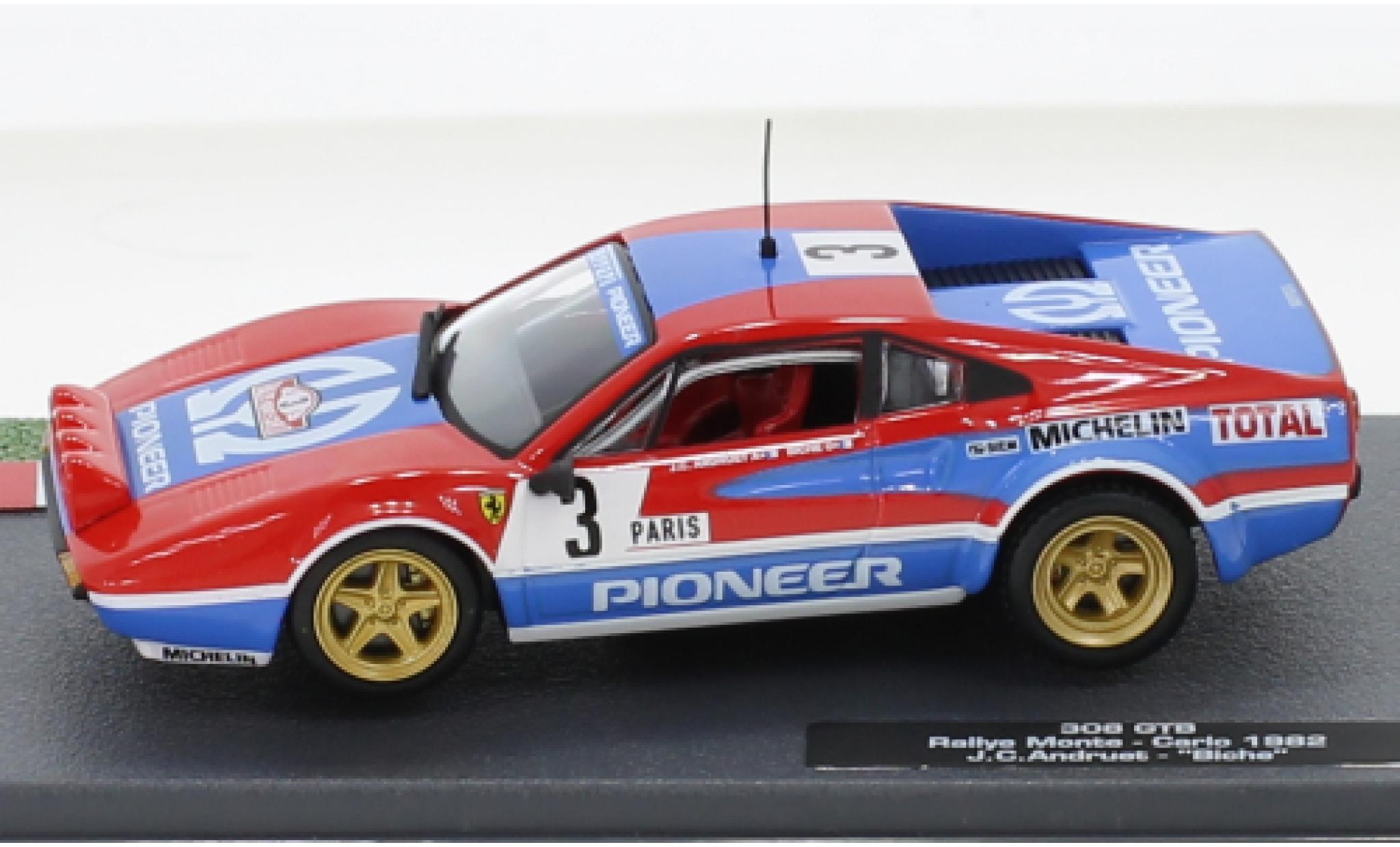 Ferrari 308 1/43 SpecialC GTB No.3 Rallye WM Rallye Monte Carlo 1982 modellino in miniatura