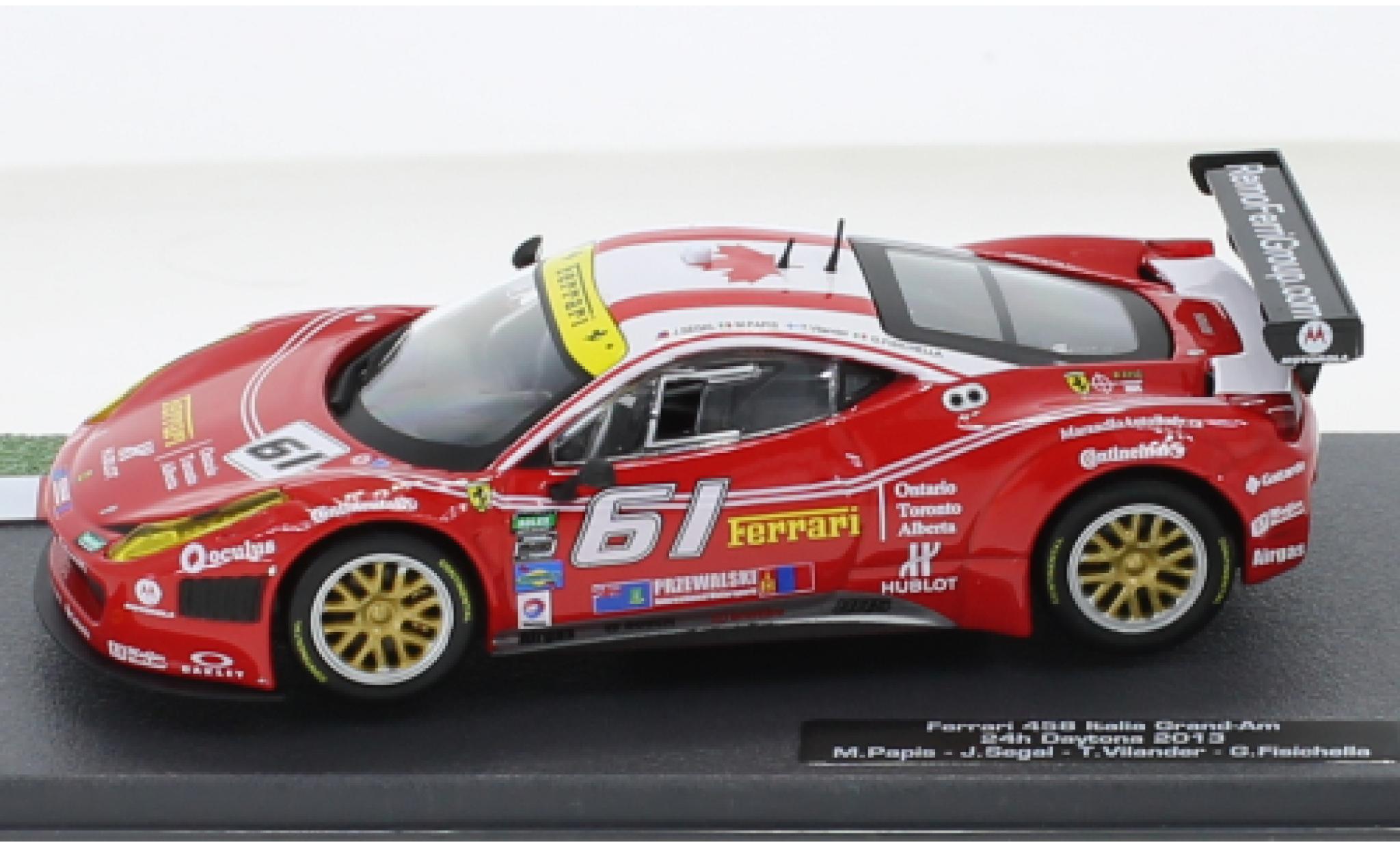 Ferrari 458 1/43 SpecialC Italia Grand-AM No.61 24h Daytona 2013 modellino in miniatura