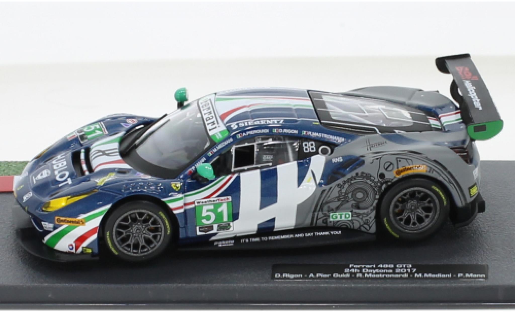 Ferrari 488 1/43 SpecialC GT3 No.51 24h Daytona 2017 modellino in miniatura