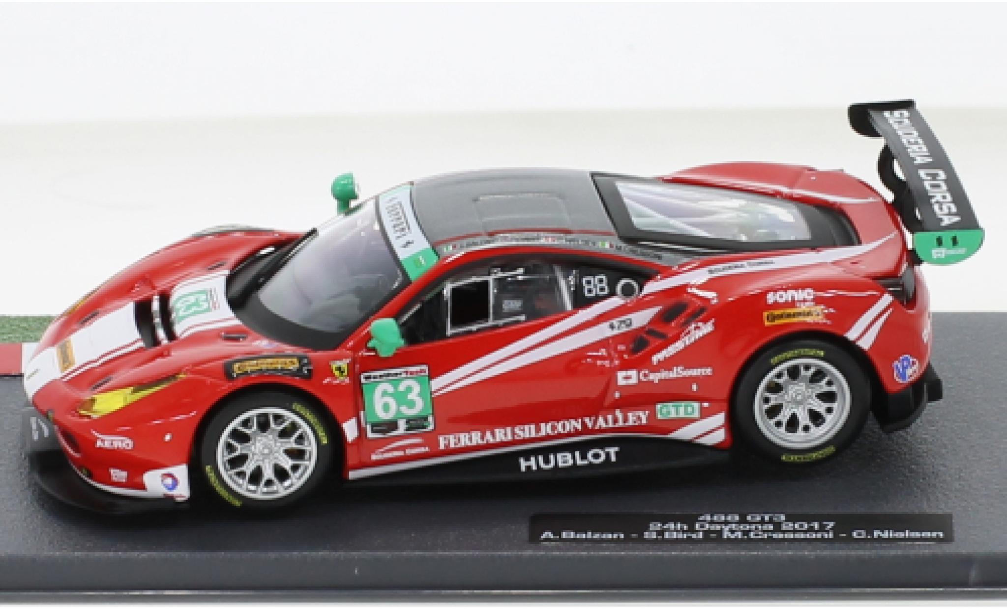 Ferrari 488 1/43 SpecialC GT3 No.63 24h Daytona 2017 modellino in miniatura