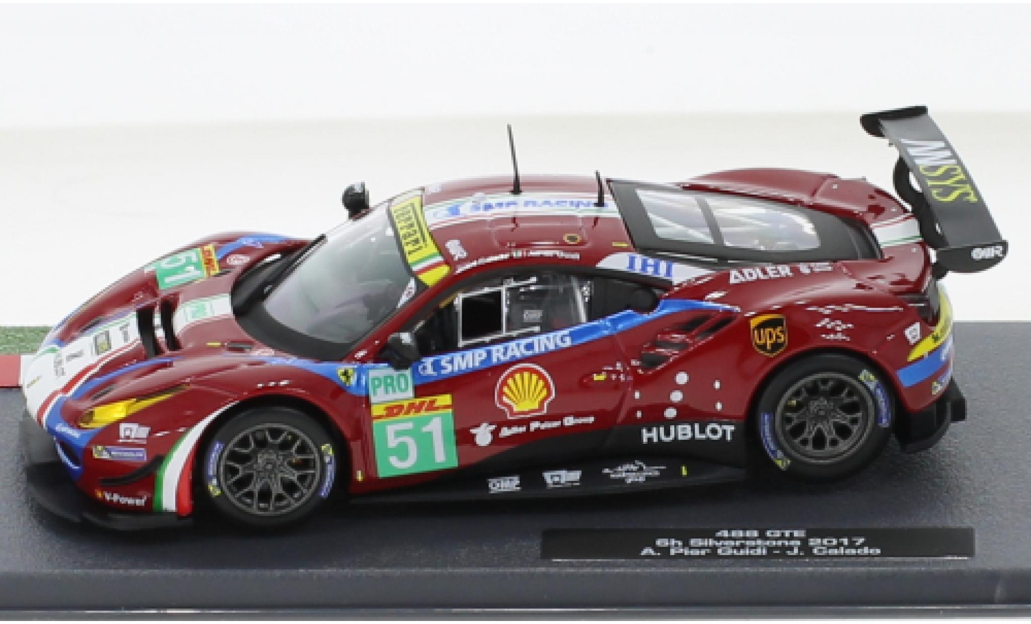 Ferrari 488 1/43 SpecialC GTE No.51 6h Silverstone 2017 modellino in miniatura
