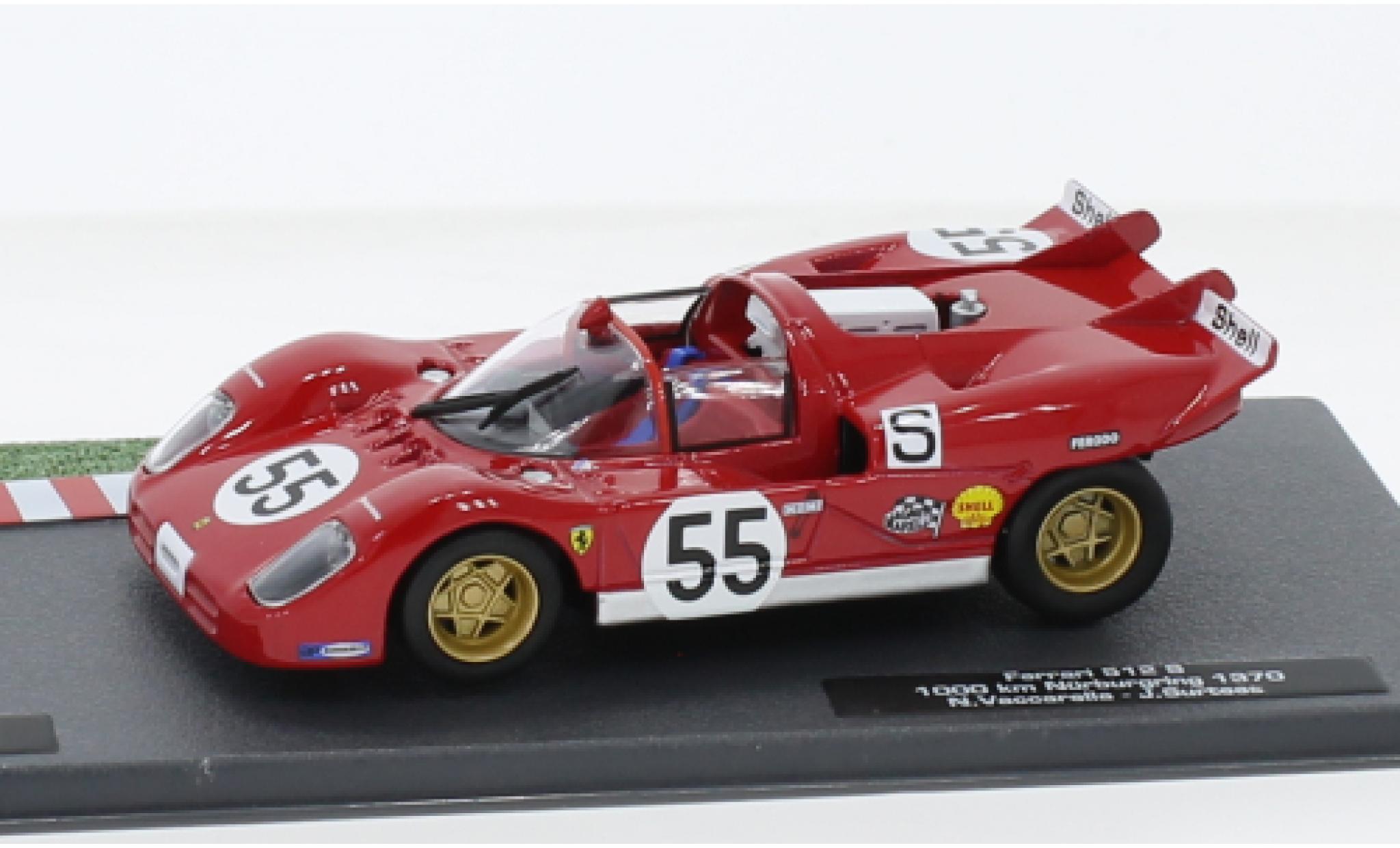 Ferrari 512 1/43 SpecialC .-125 S RHD No.55 1000km Nuerburgring 1970 modellino in miniatura