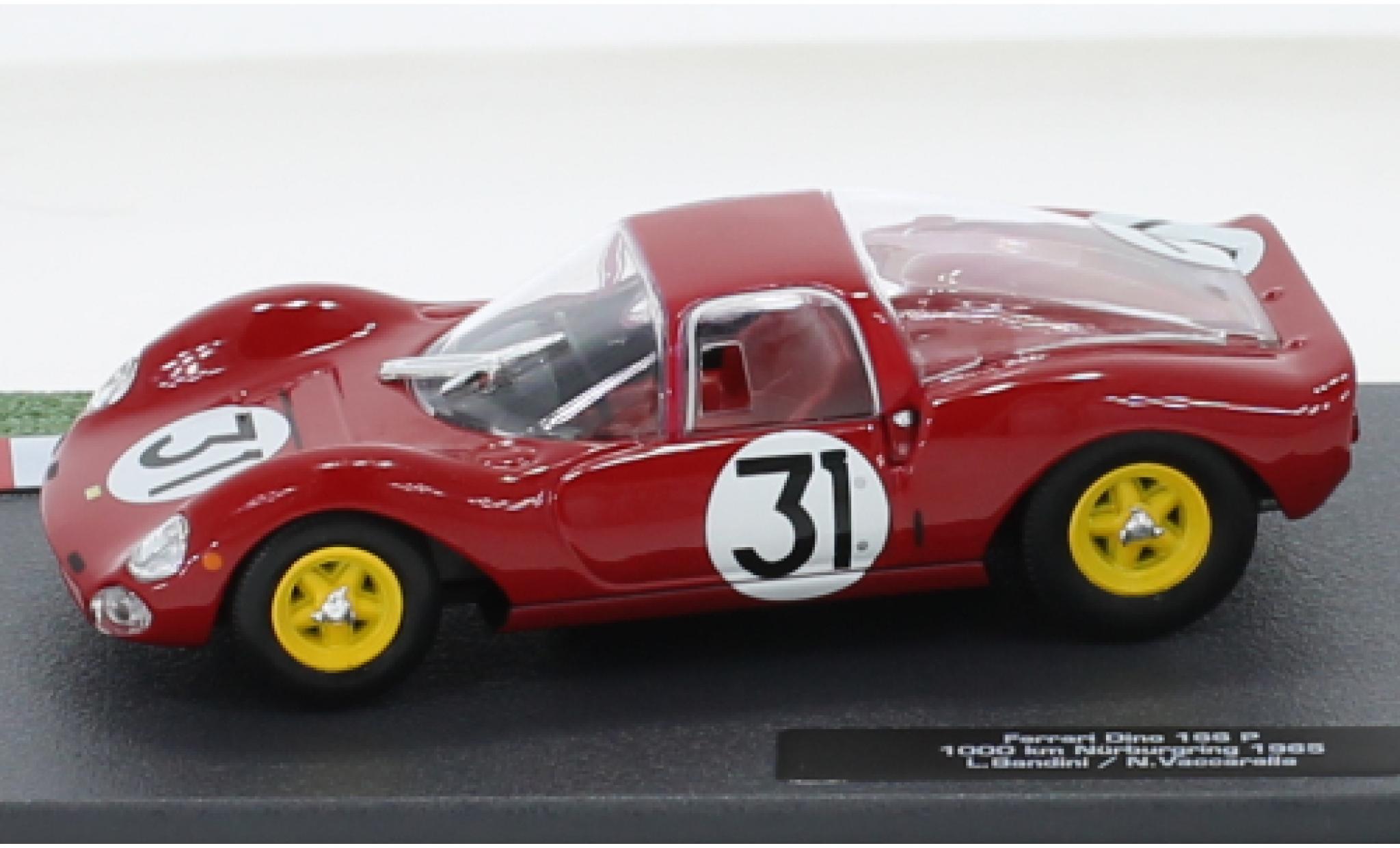 Ferrari Dino 1/43 SpecialC 166P RHD No.31 1000 Km Nürburgring 1965 modellino in miniatura