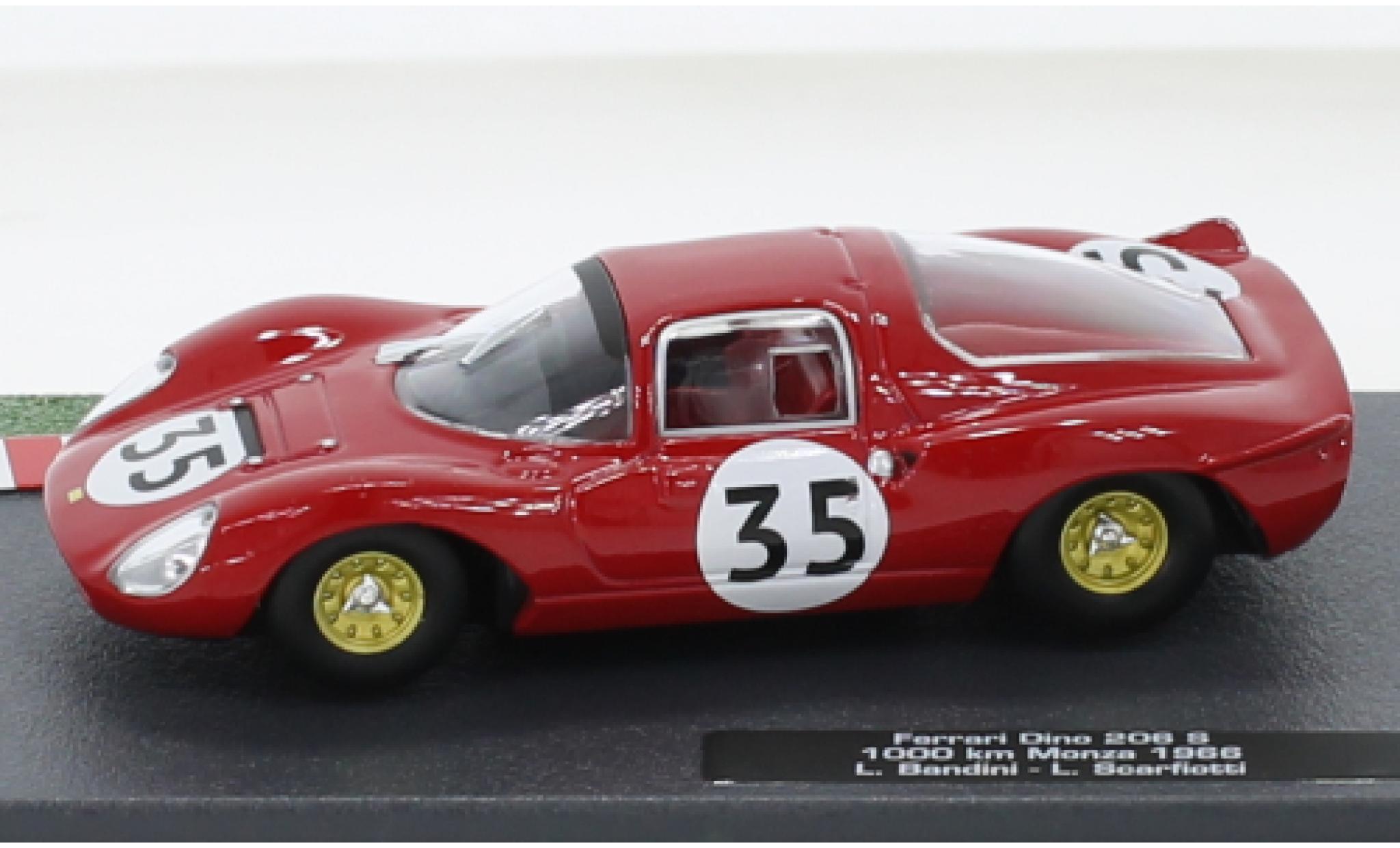 Ferrari Dino 1/43 SpecialC 206 RHD No.35 1000km Monza 1966 modellino in miniatura