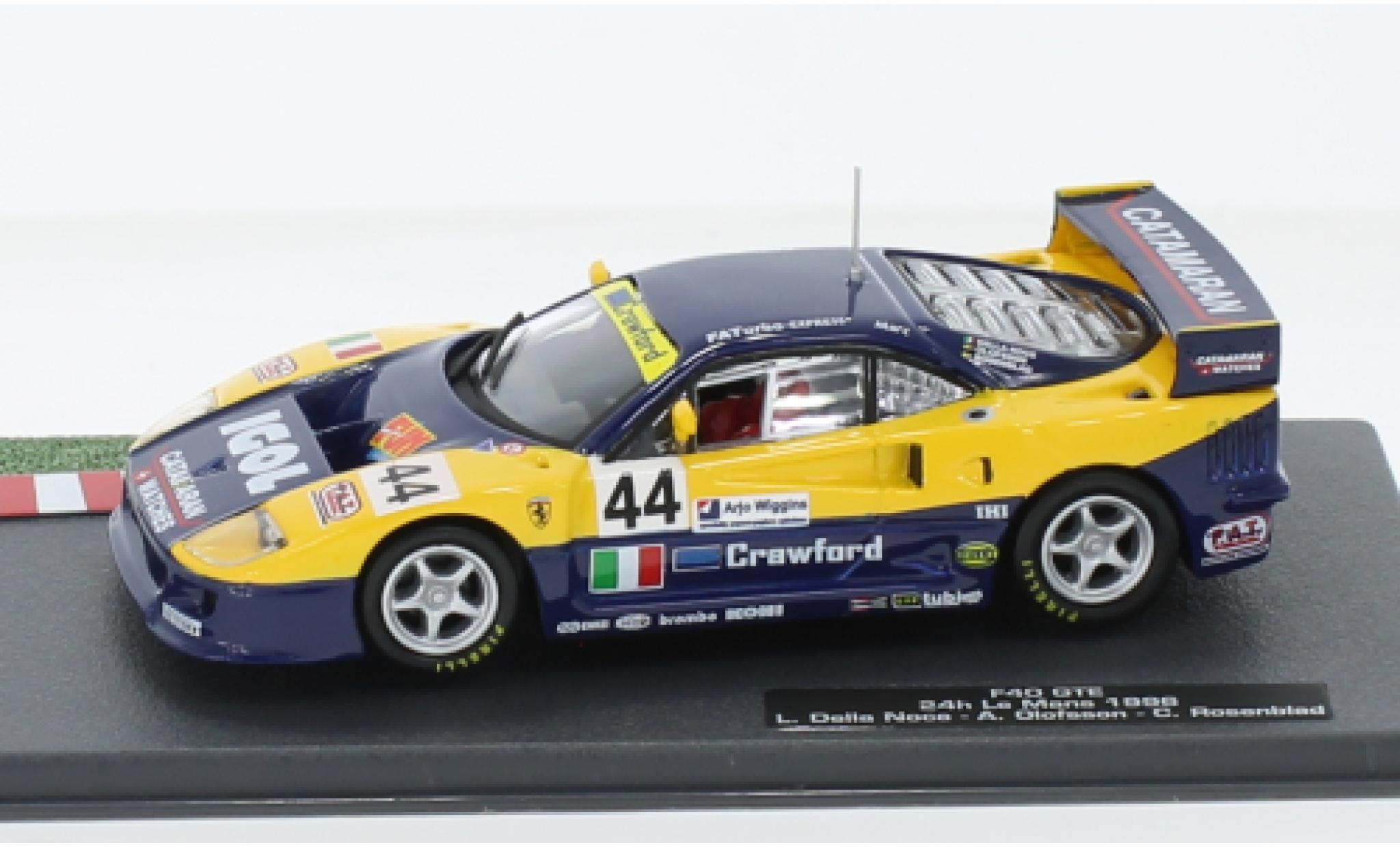 Ferrari F40 1/43 SpecialC .-125 GTE No.44 24h Le Mans 1996 modellino in miniatura