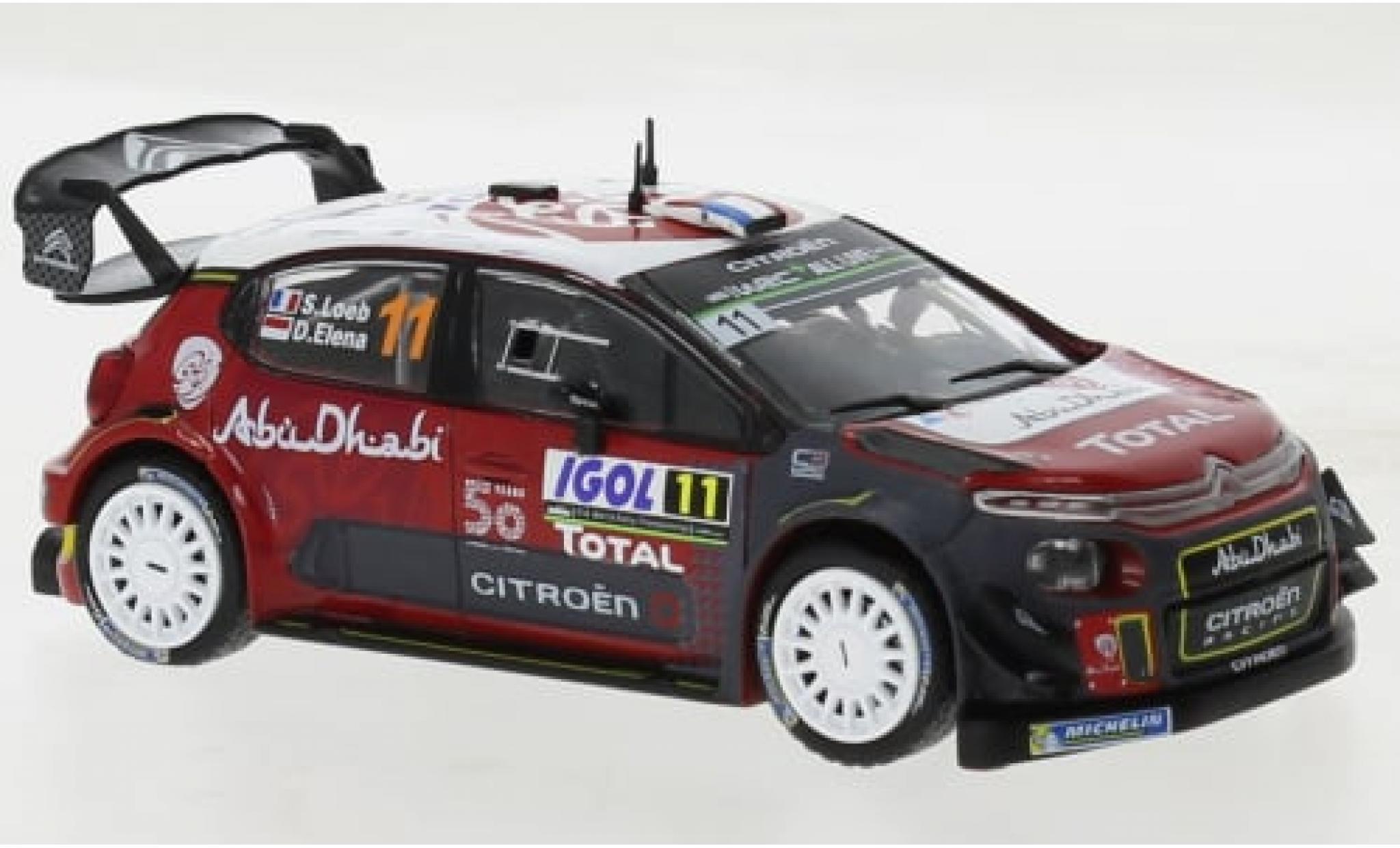Citroen C3 1/43 SpecialC .-127 WRC No.11 Citroën Total Abu Dhabi WRT Rallye WM Rallye Monte Carlo 2018 1:43 modellino in miniatura