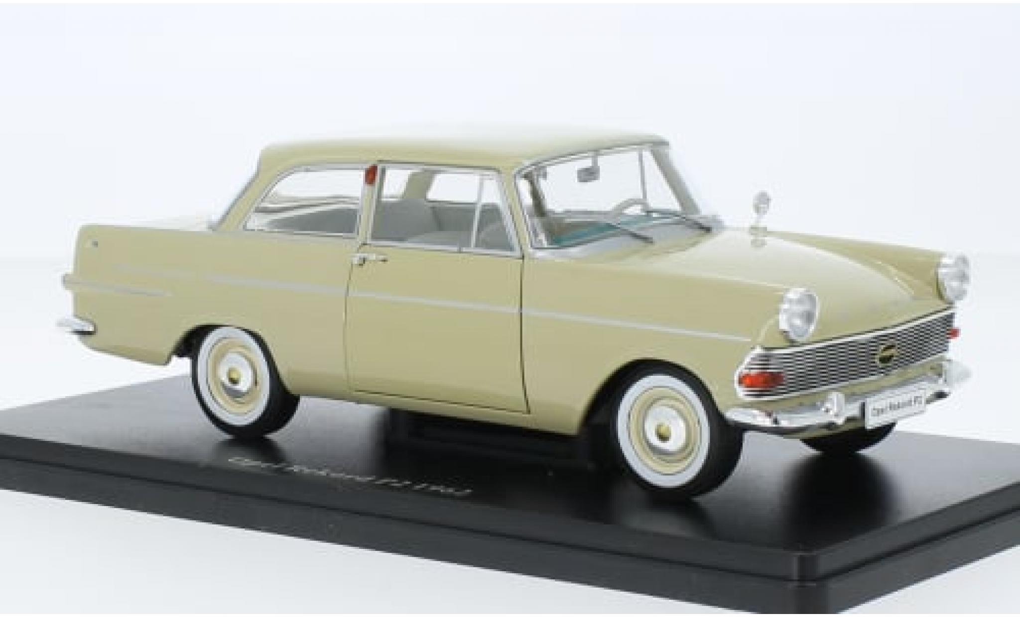 Opel Rekord 1/24 SpecialC .-128 P2 beige 1962 1:24 modellino in miniatura