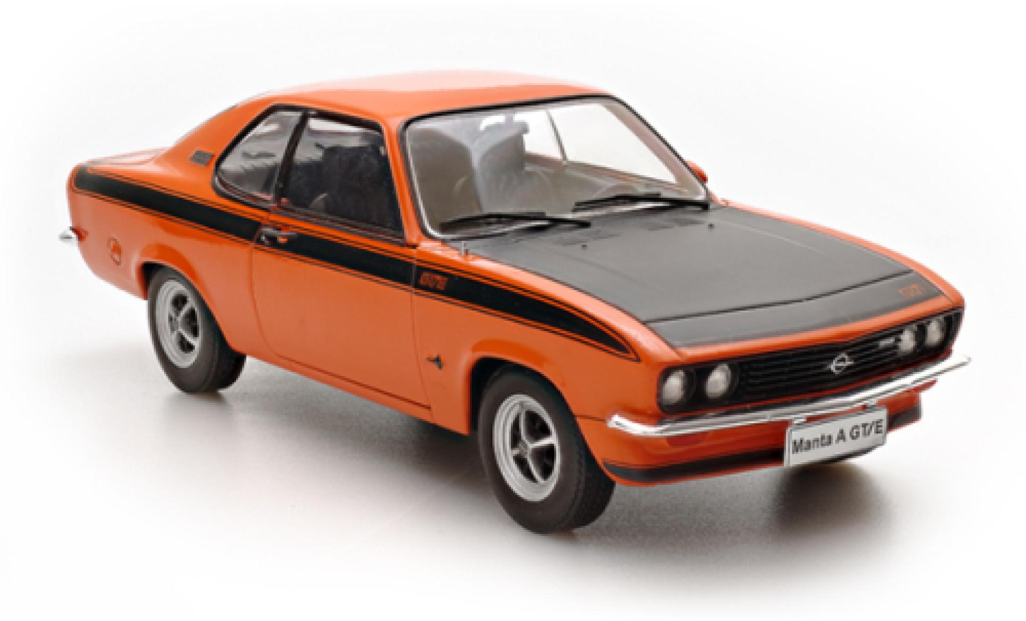 Opel Manta 1/24 SpecialC A GT/E orange/nero 1974 modellino in miniatura