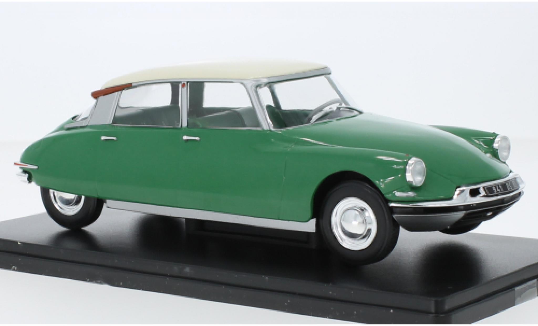 Citroen DS 1/24 SpecialC .-132 19 vert/beige clair 1956 modellino in miniatura