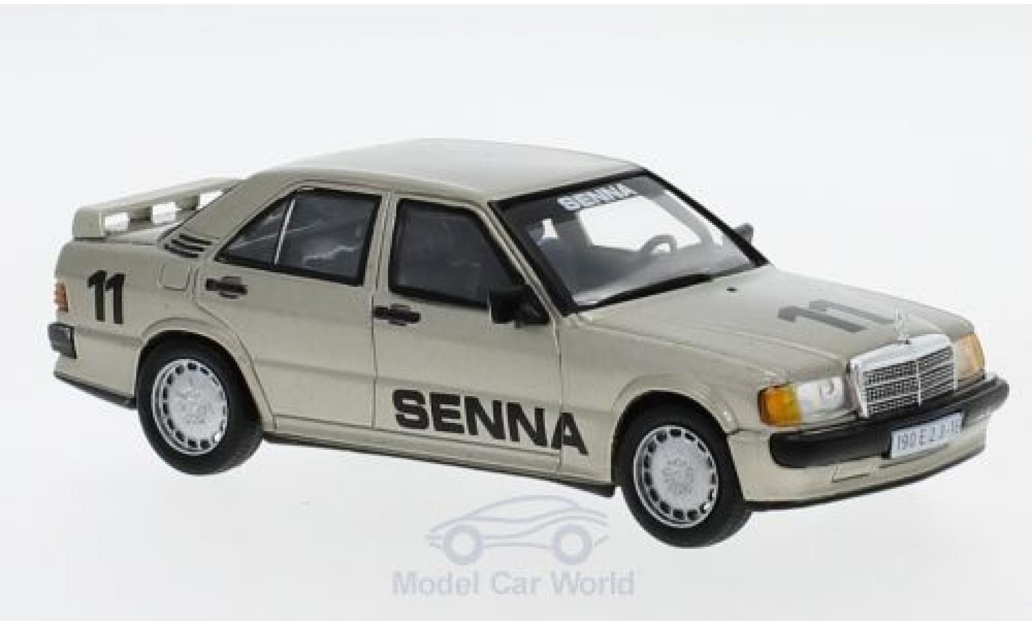 Mercedes 190 1/43 SpecialC E 2.3-16V No.11 1984 A.Senna ohne Vitrine modellino in miniatura