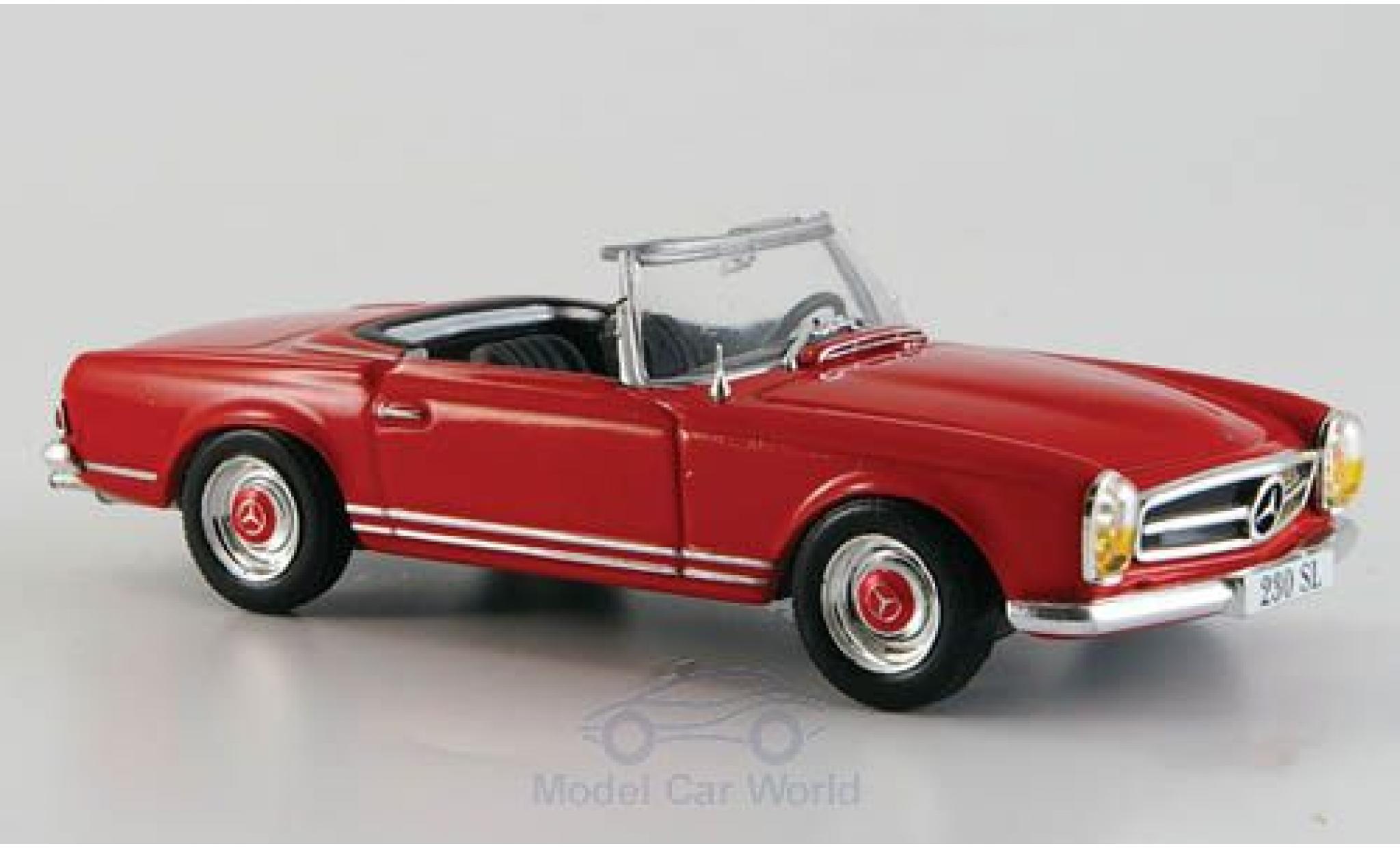 Mercedes 230 1/43 SpecialC SL (W113) rosso 1963 ohne Vitrine modellino in miniatura
