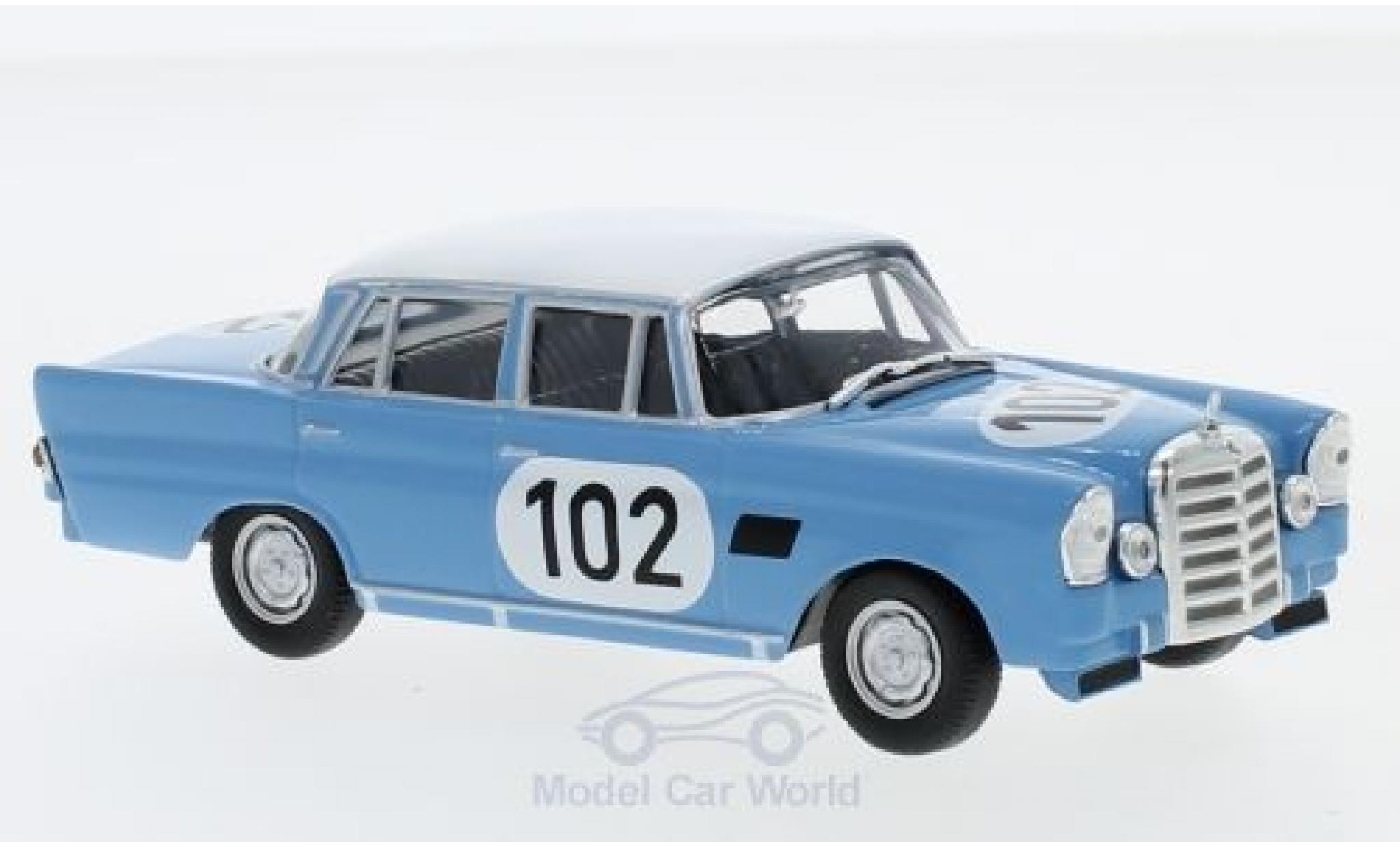 Mercedes 300 1/43 SpecialC SE (W112) No.102 24h Spa 1964 R.Crevits/G.Gosselin ohne Vitrine modellino in miniatura