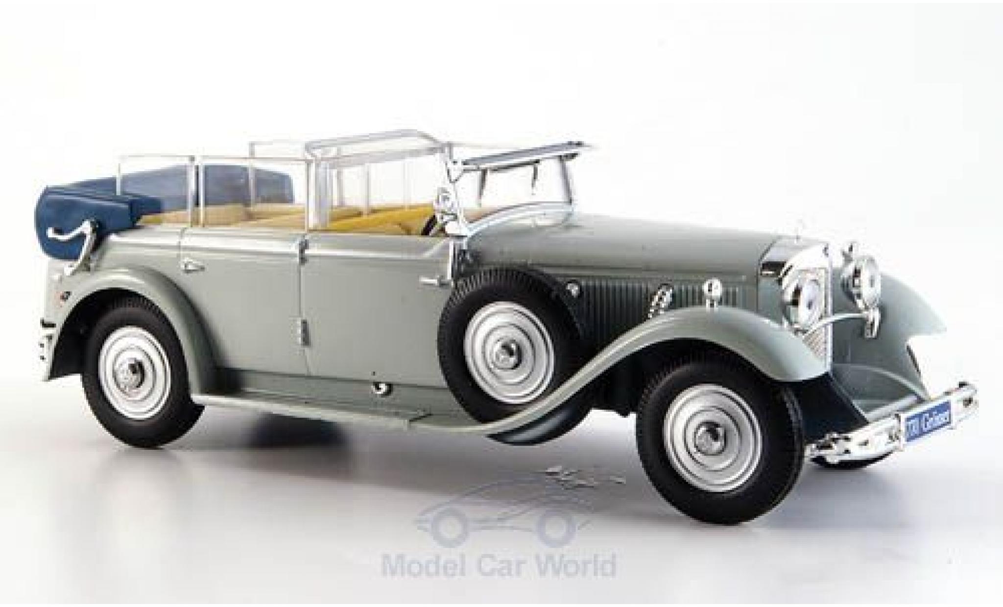 Mercedes 770 1/43 SpecialC Cabriolet F grigio RHD 1930 ohne Vitrine modellino in miniatura