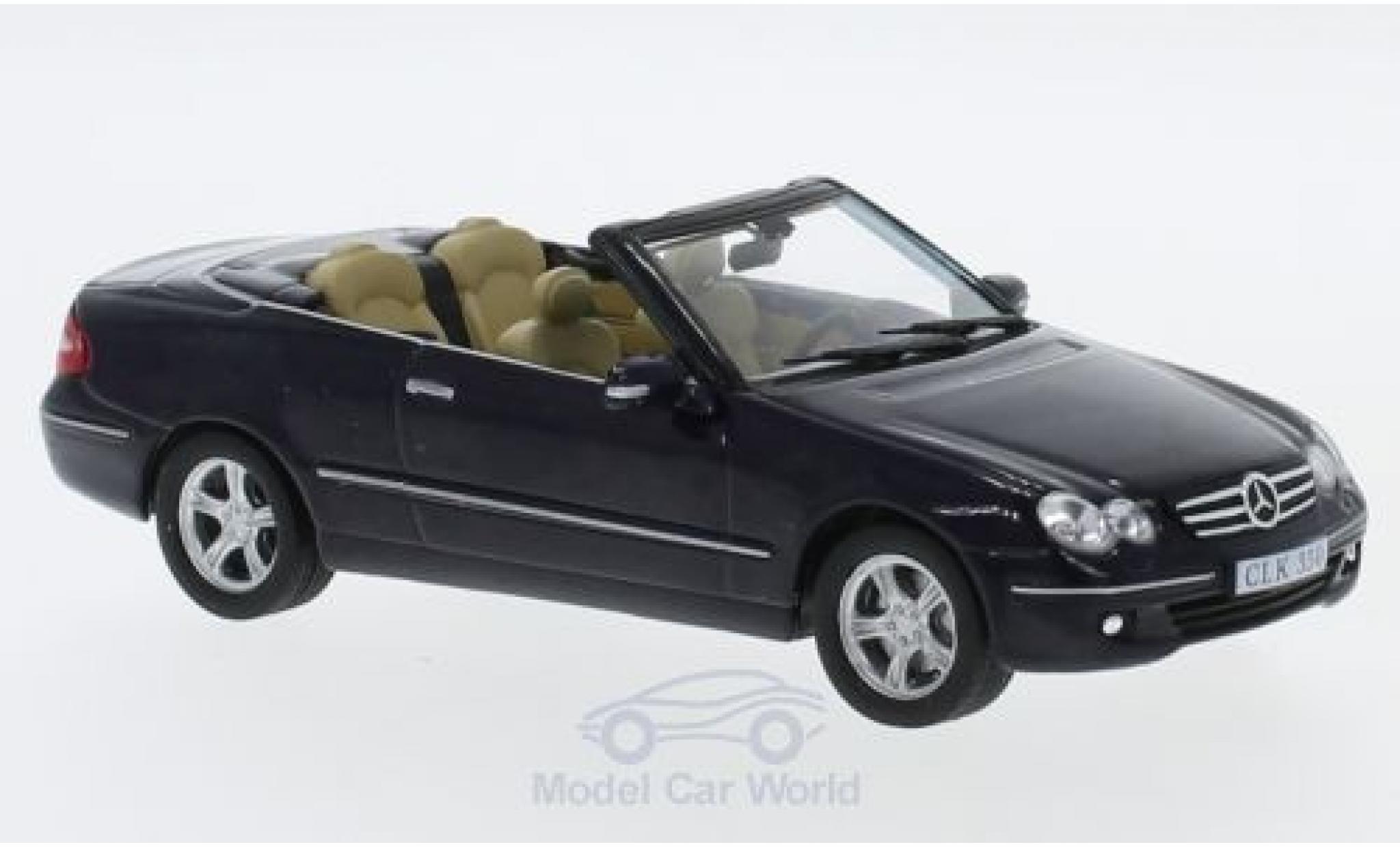 Mercedes CLK 1/43 SpecialC 350 (A209) blu 2005 ohne Vitrine modellino in miniatura