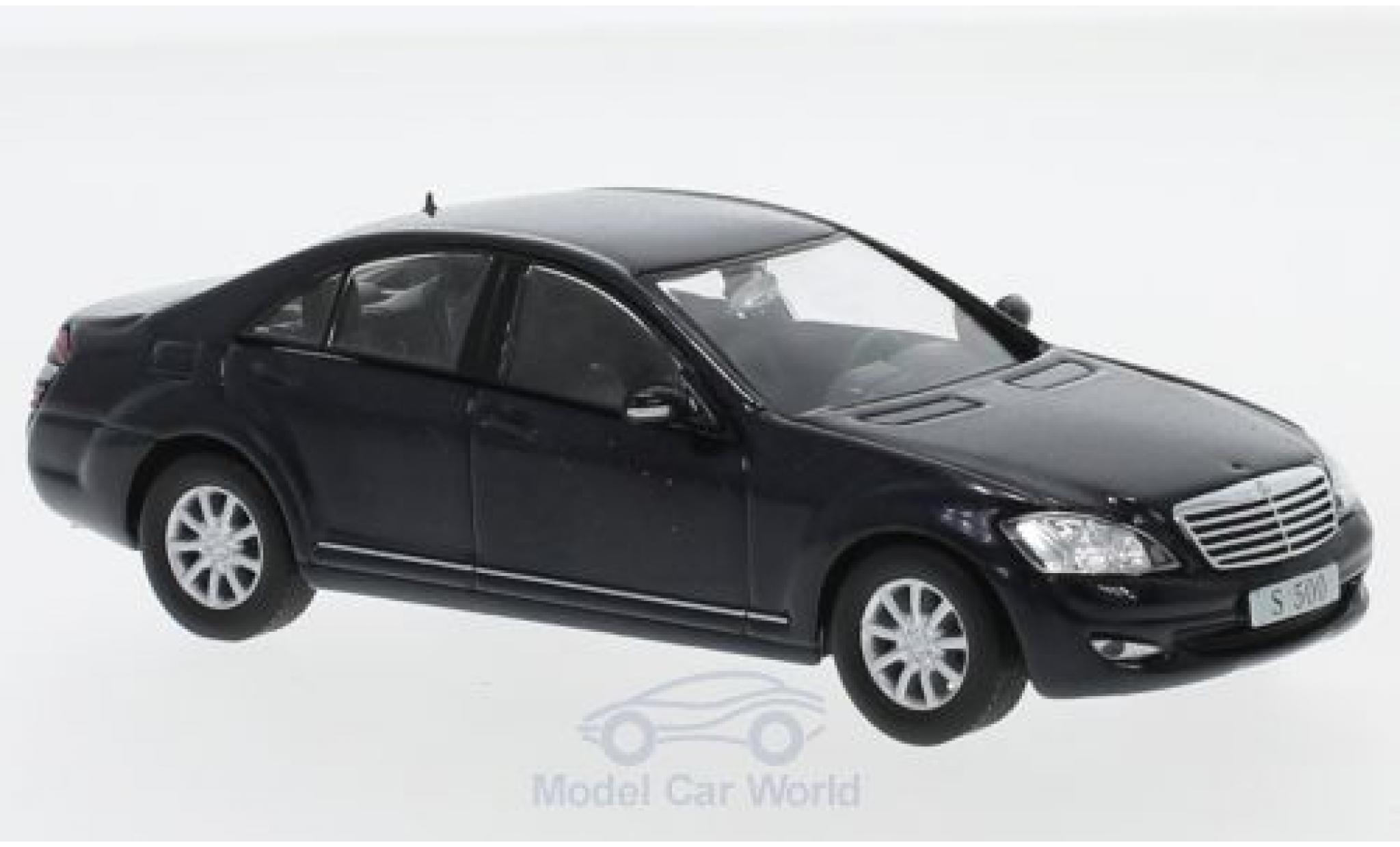 Mercedes Classe S 1/43 SpecialC S 500 (W221) blu 2005 ohne Vitrine modellino in miniatura