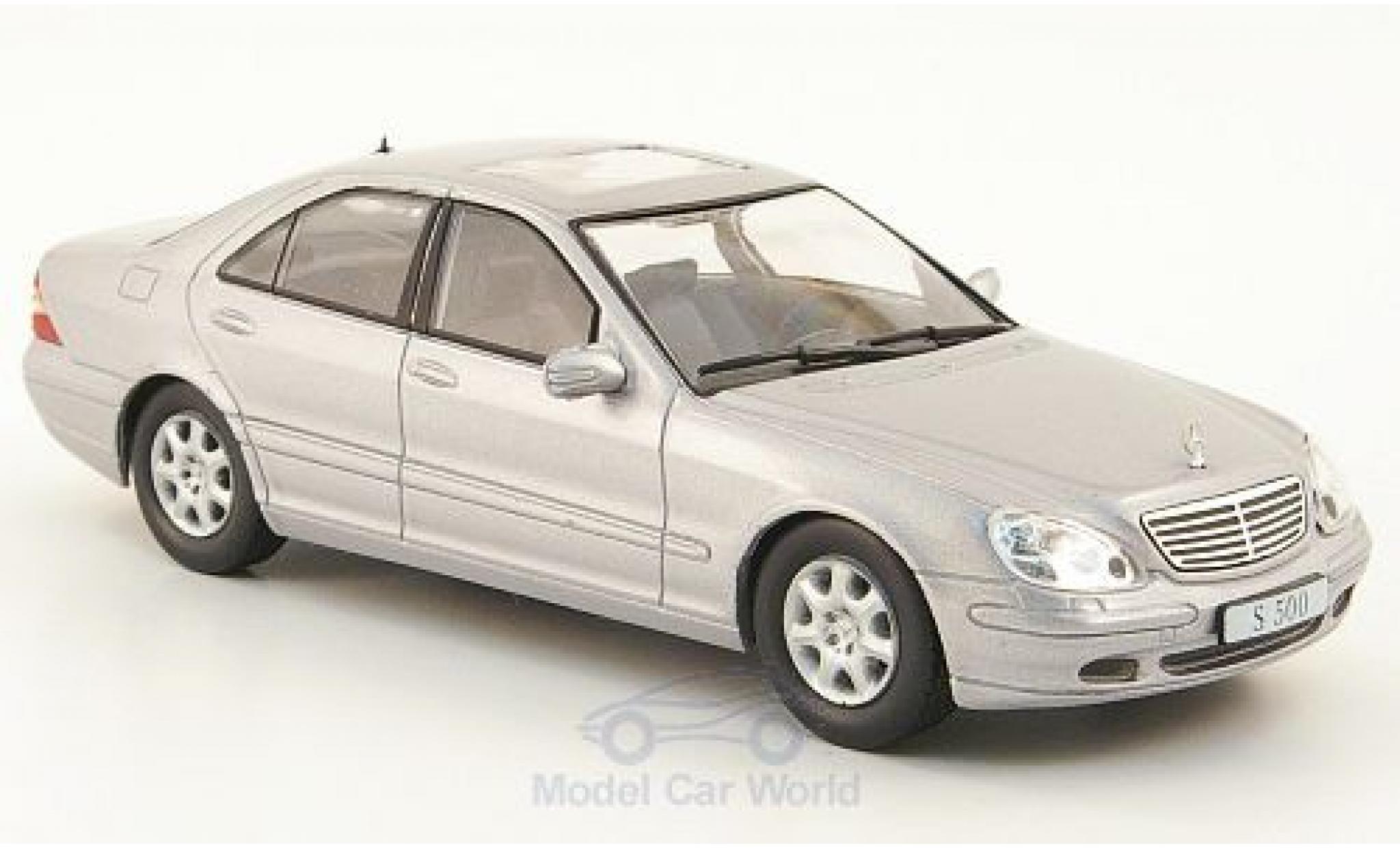 Mercedes S500 1/43 SpecialC (W220) grigio 1998 ohne Vitrine modellino in miniatura
