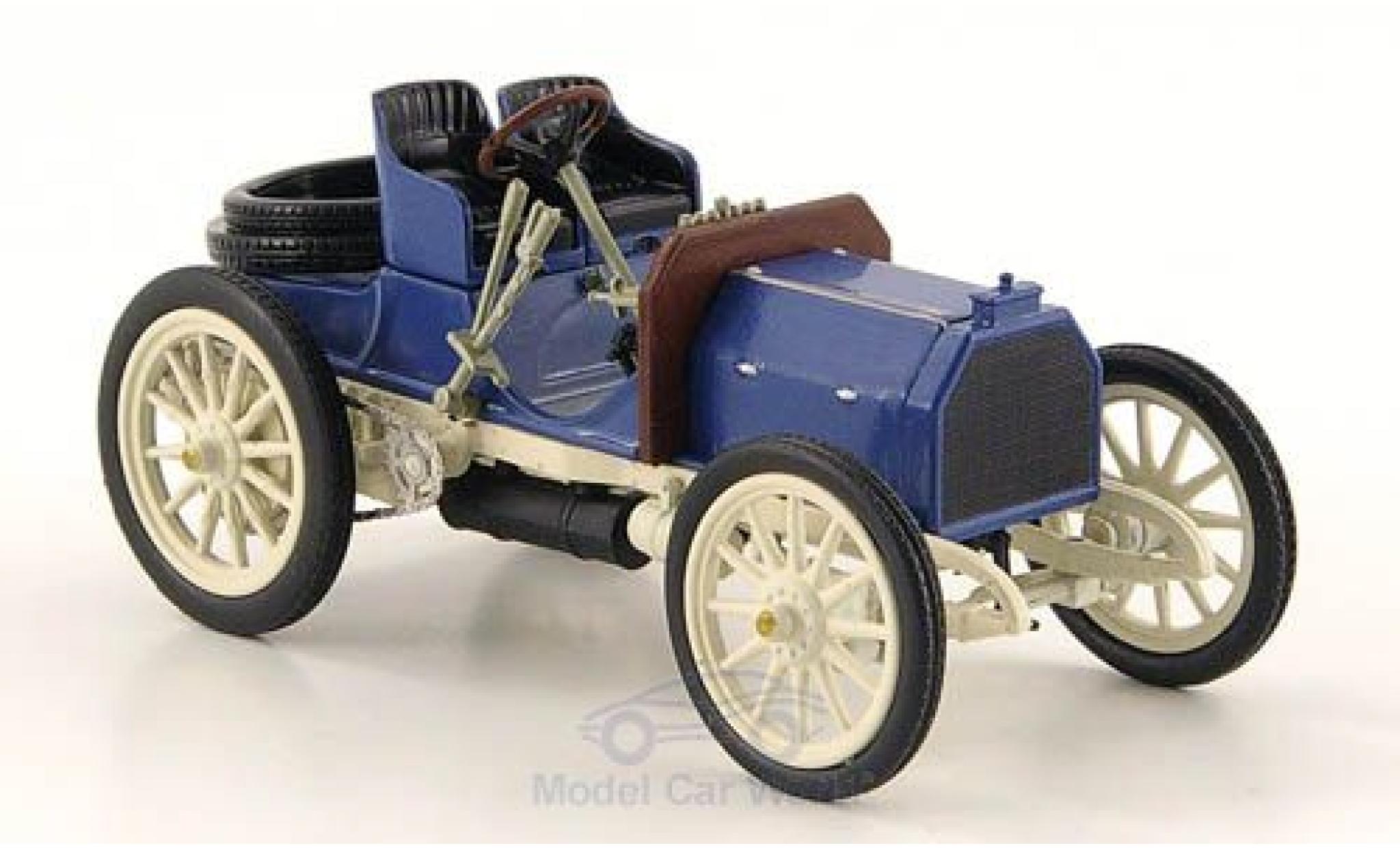 Mercedes Simplex 1/43 SpecialC 40 PS blu/grigio 1902 ohne Vitrine modellino in miniatura