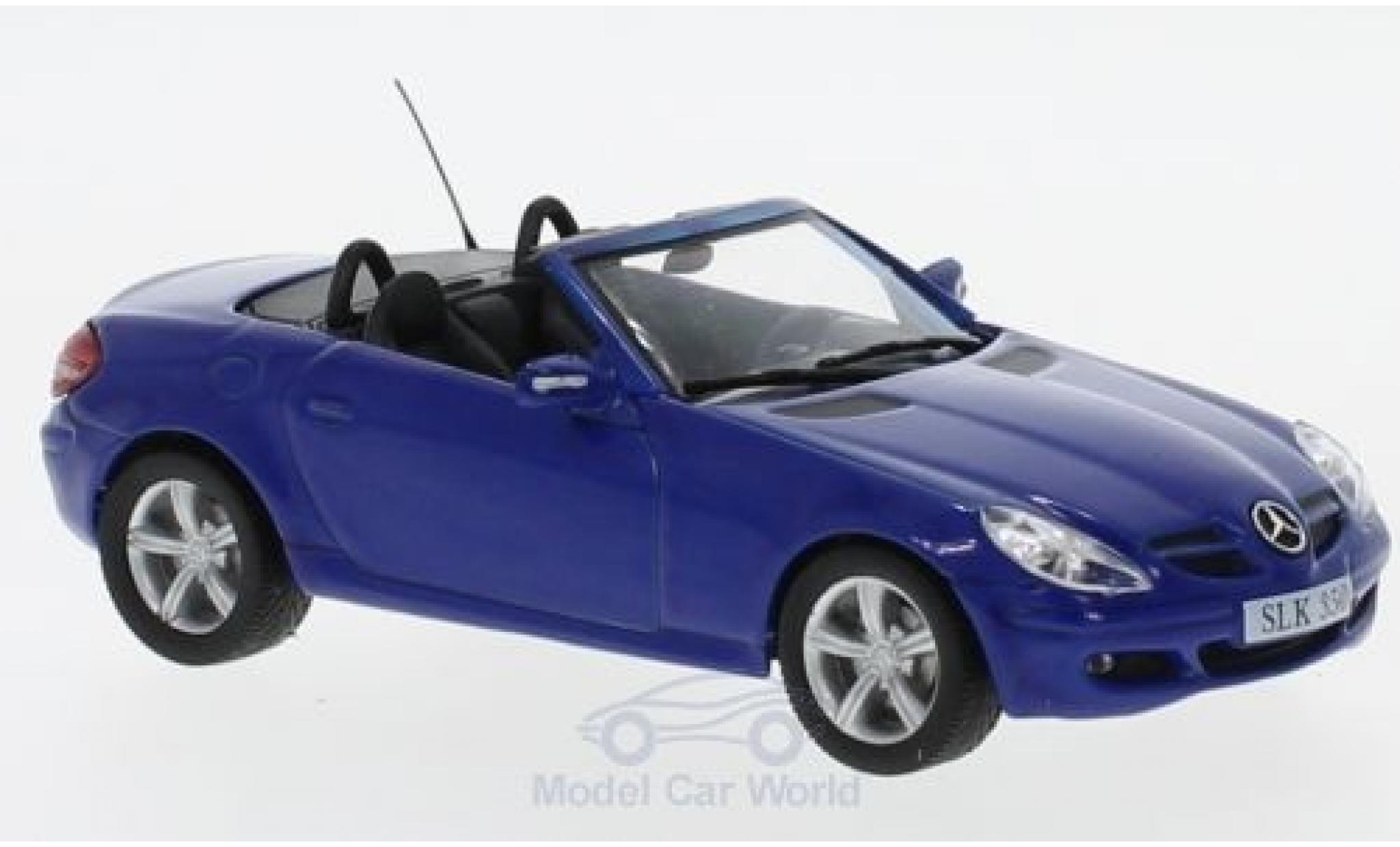 Mercedes Classe SLK 1/43 SpecialC SLK 350 (R171) blu 2004 ohne Vitrine modellino in miniatura