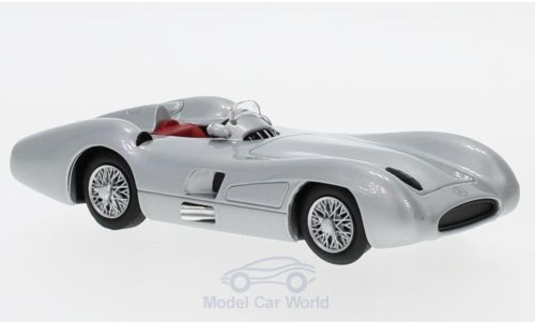 Mercedes W 196 1/43 SpecialC R Stromlinie grigio 1955 ohne Vitrine modellino in miniatura