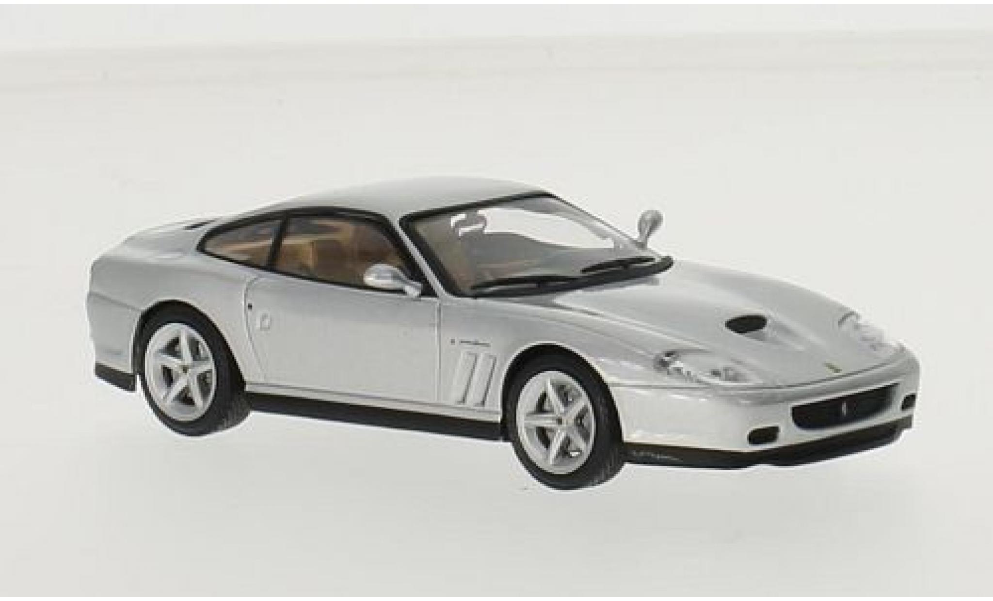 Ferrari 575 1/43 SpecialC M Maranello grigio sans Vitrine modellino in miniatura