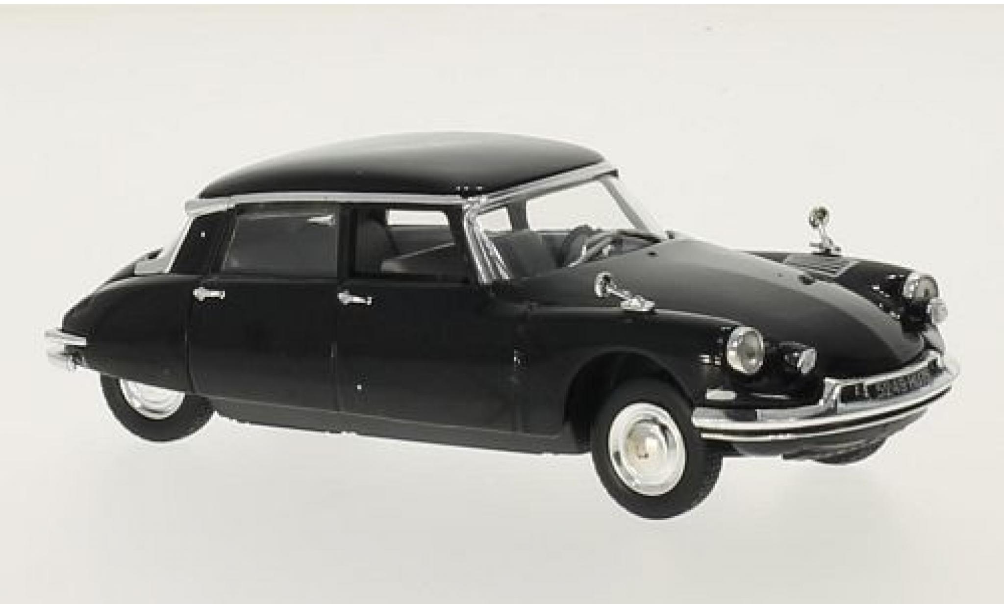 Citroen DS 1/43 SpecialC 19 nero Charles de Gaulle 1962 sans Vitrine modellino in miniatura