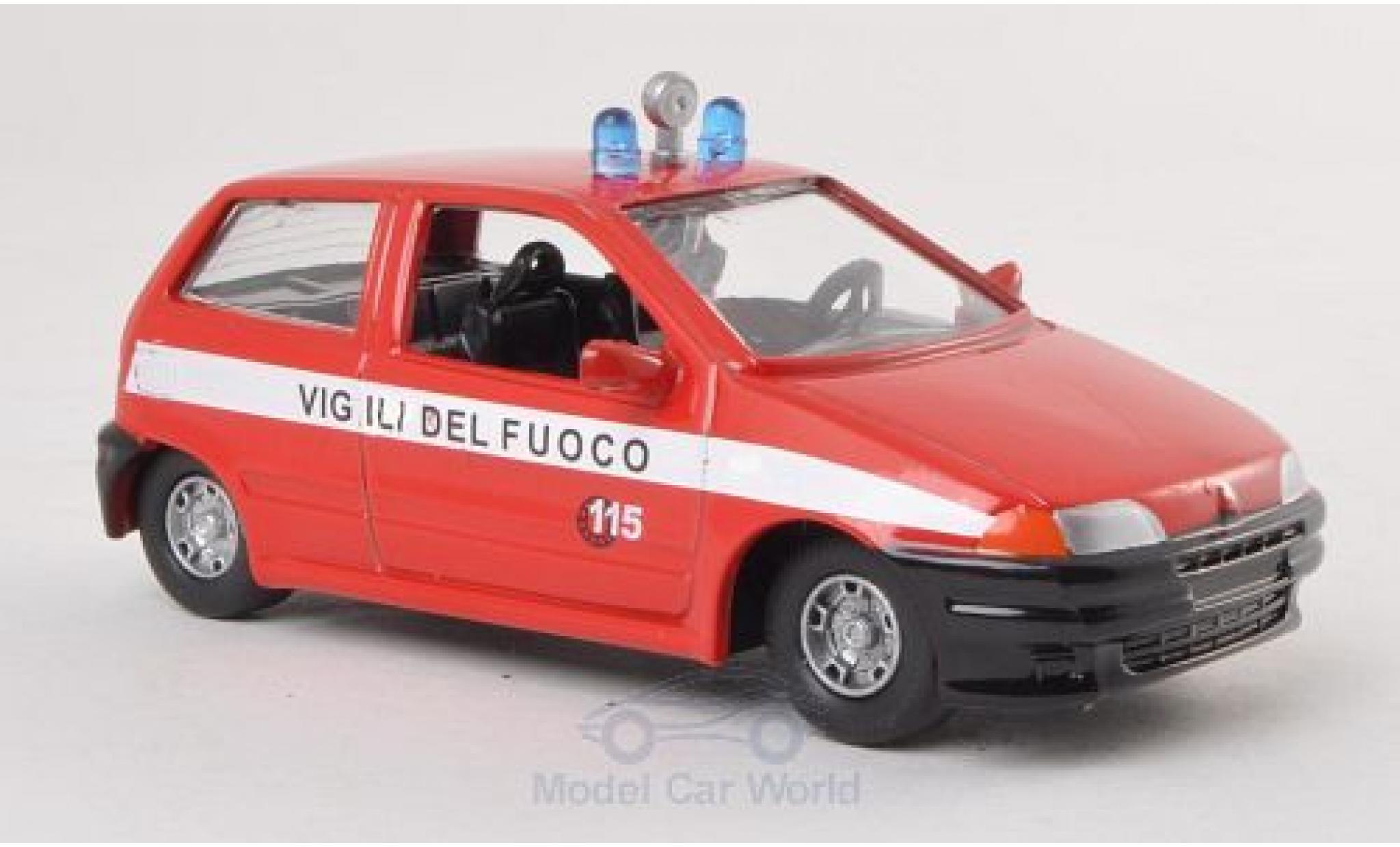 Fiat Punto 1/43 SpecialC Vigili del Fuoco 1995 Feuerwehr (I) ohne Vitrine ohne Vitrine modellino in miniatura