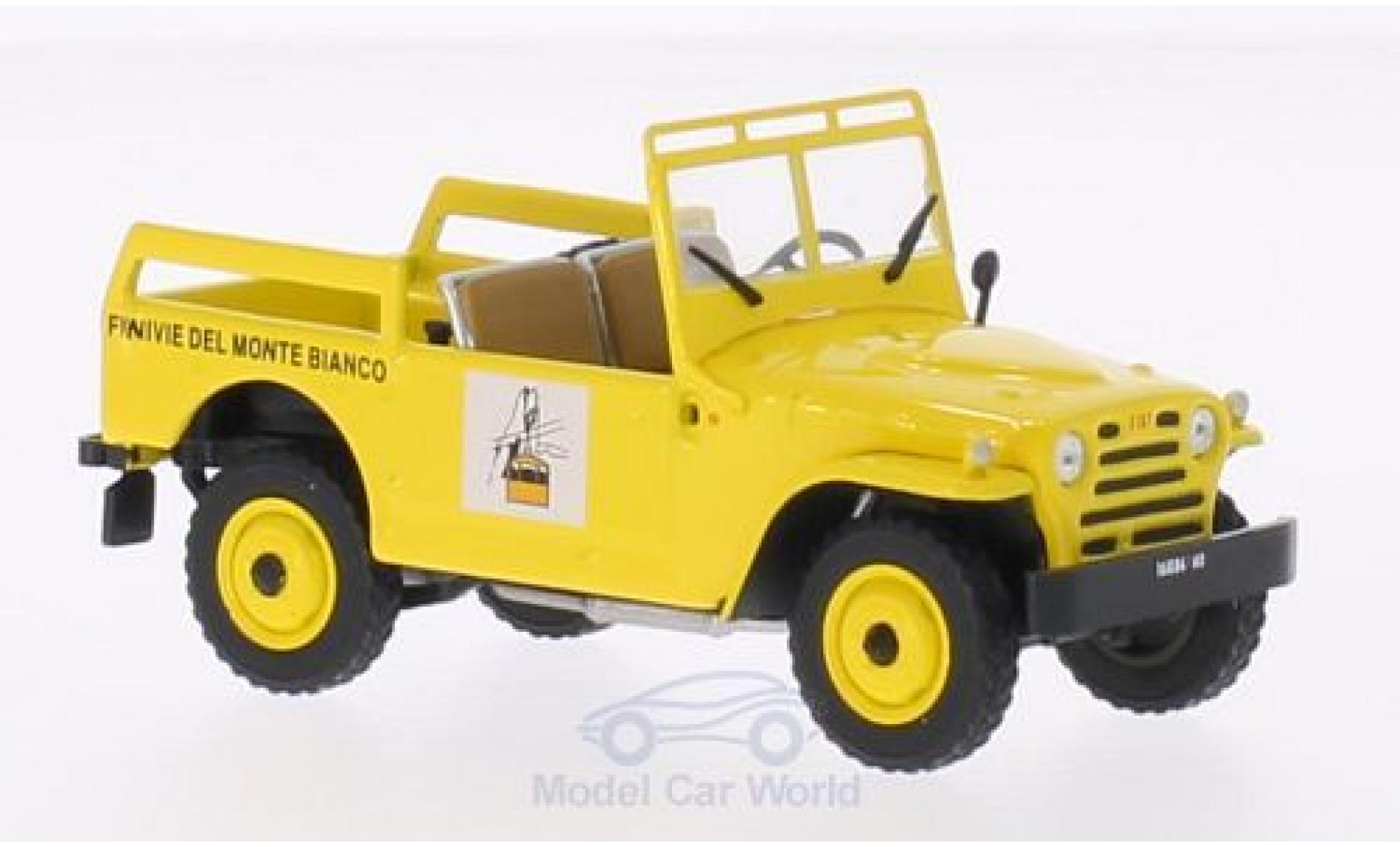 Fiat Campagnola 1/43 SpecialC Funnivie Del Monte Bianco 1963 ohne Vitrine modellino in miniatura
