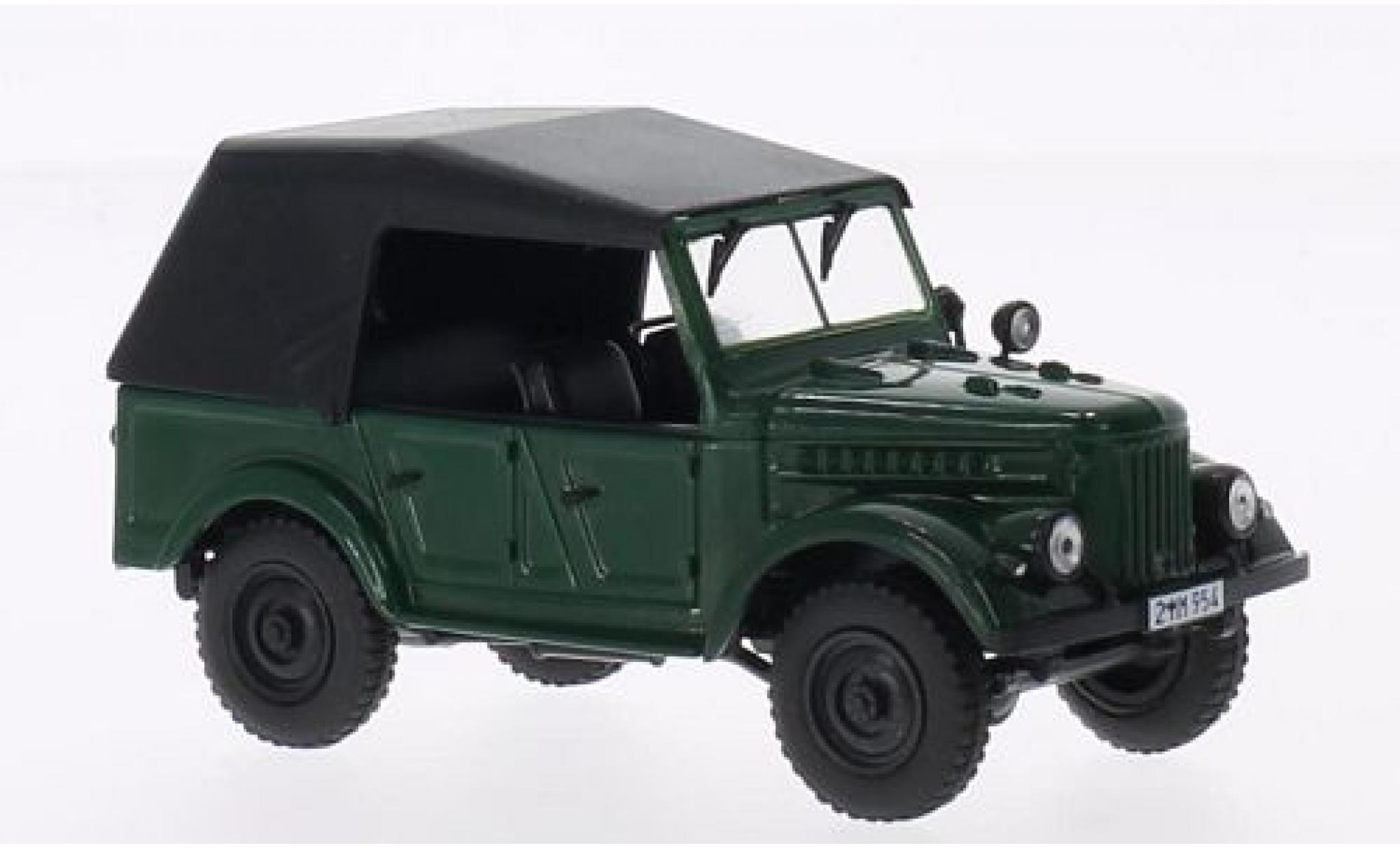 Gaz 69A 1/43 SpecialC GAZ verde sans Vitrine modellino in miniatura