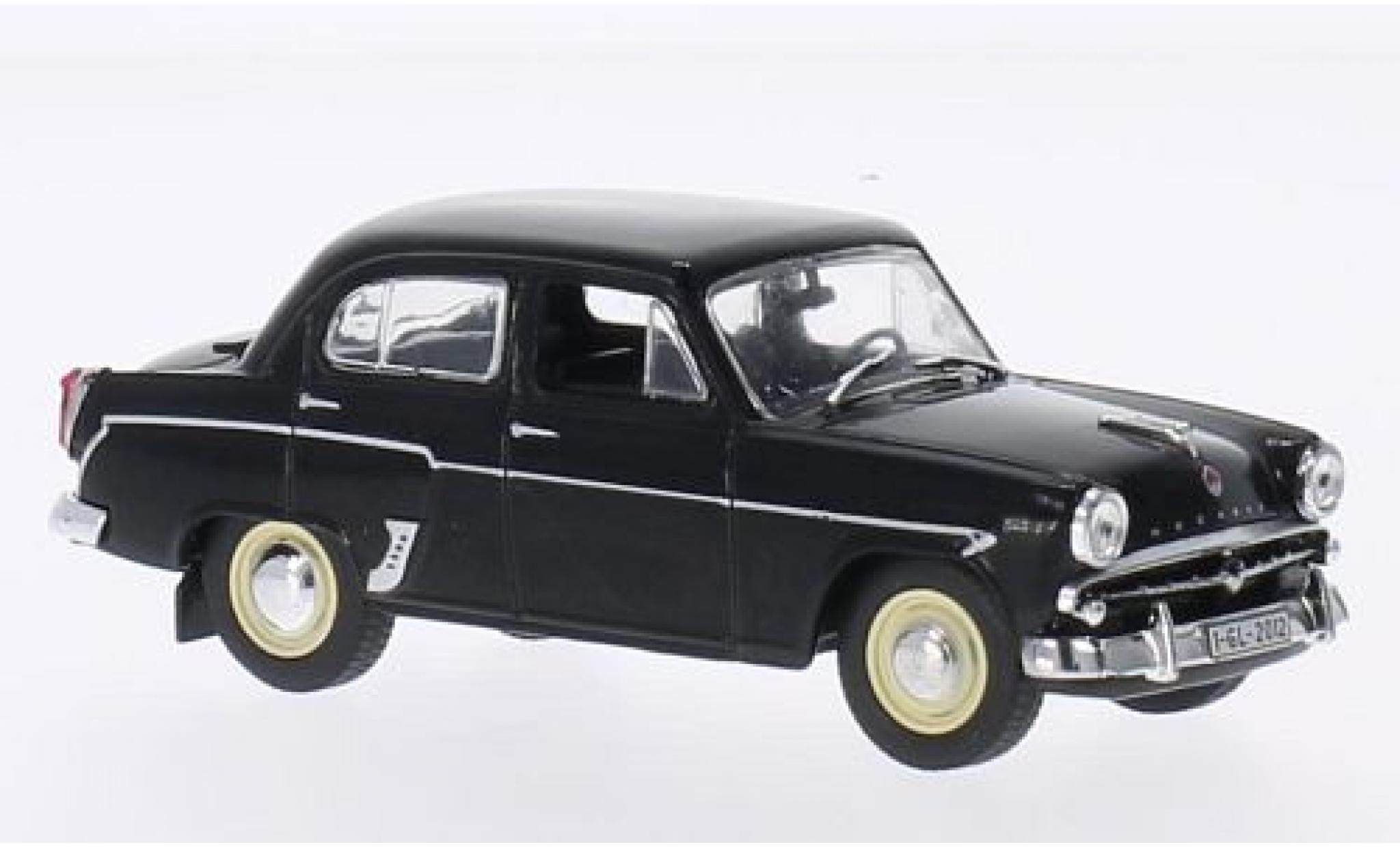 Moskwitsch 407 1/43 SpecialC Limousine nero sans Vitrine modellino in miniatura