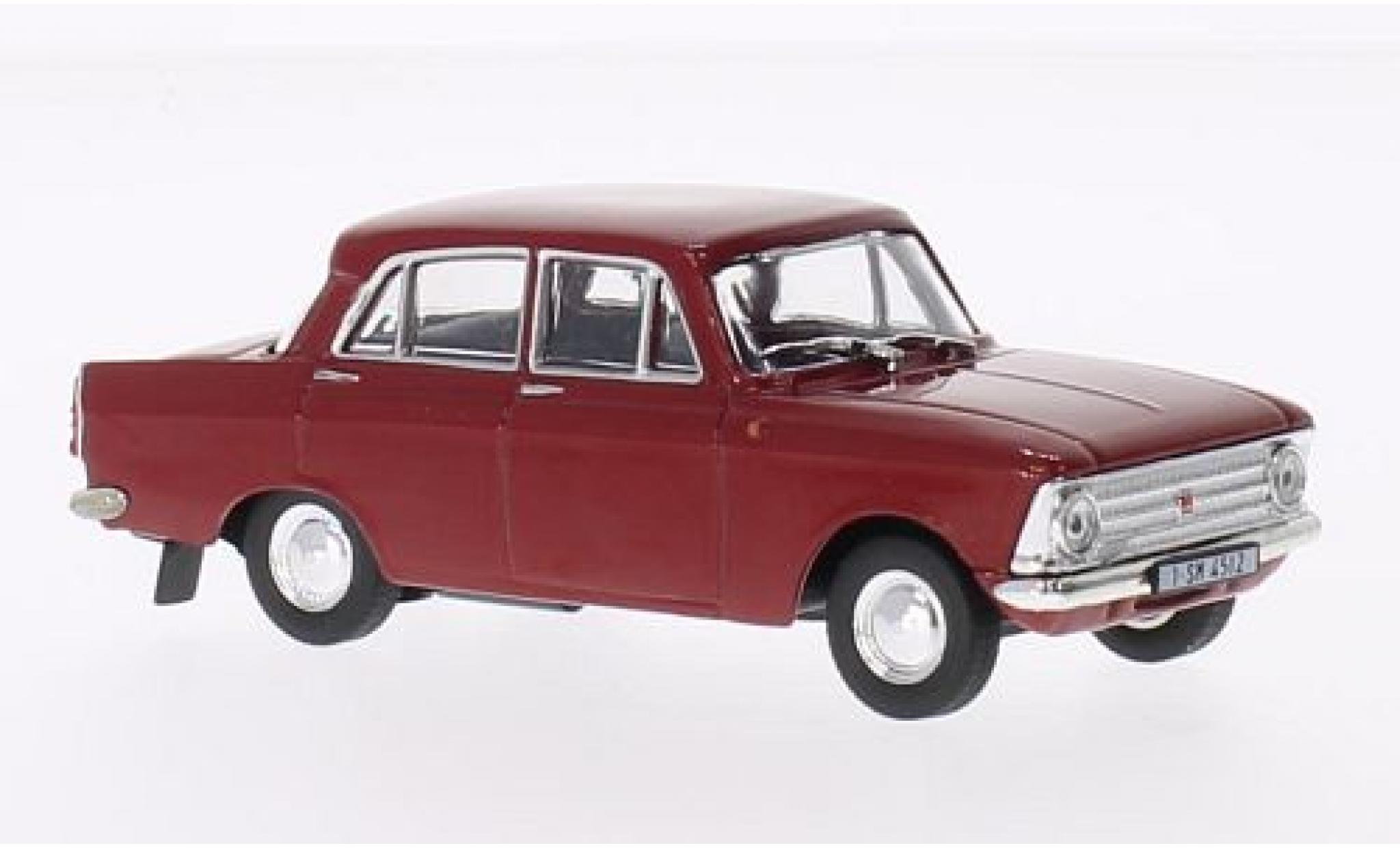Moskwitsch 408 1/43 SpecialC - 412 rosso sans Vitrine modellino in miniatura