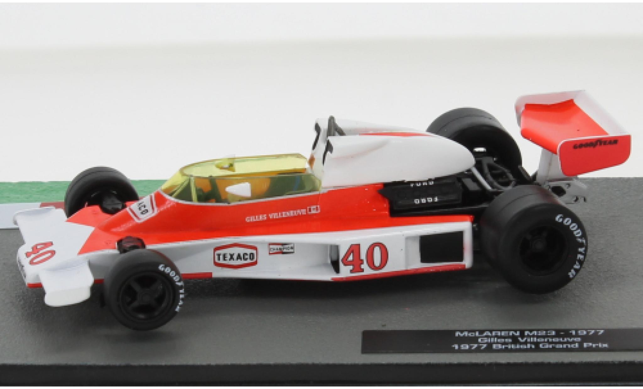 McLaren M23 1/43 SpecialC No.40 Formel 1 GP Großbritannien 1977 modellino in miniatura