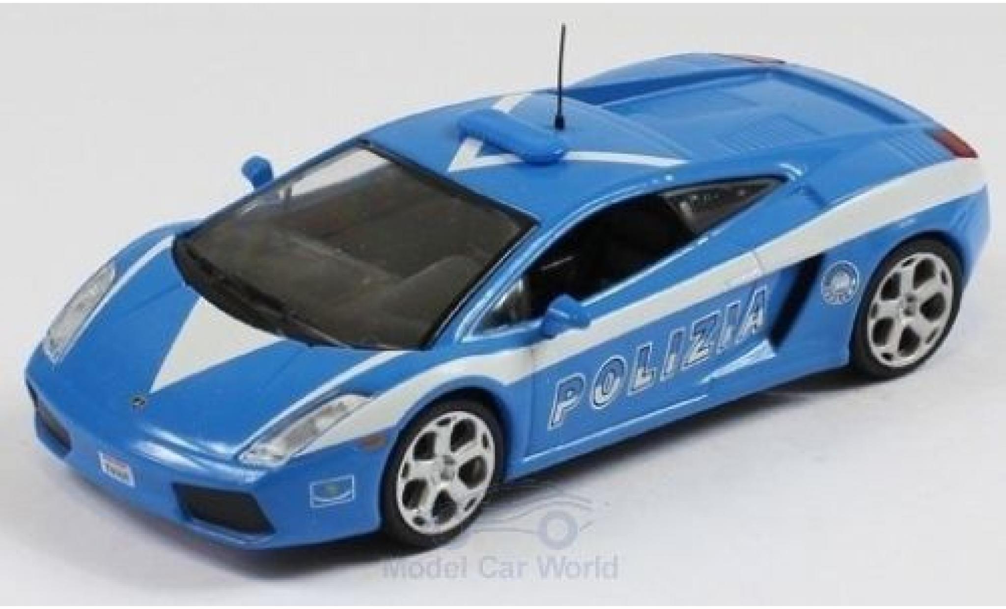 Lamborghini Gallardo 1/43 SpecialC Polizia ohne Vitrine modellino in miniatura