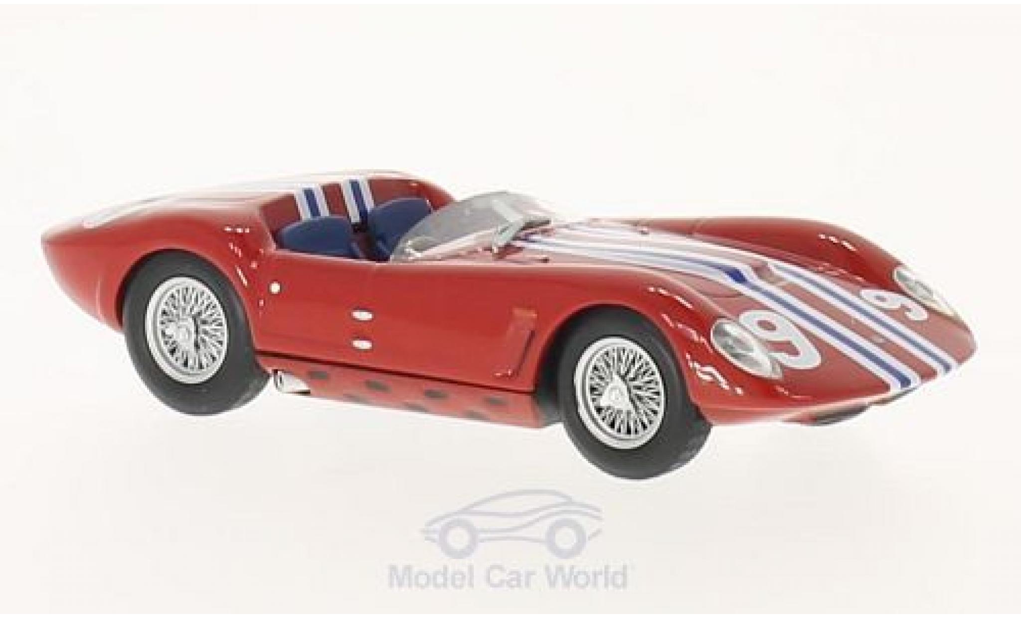 Maserati Tipo 1/43 SpecialC 61 No.9 Birdcage-Drogo GT Trophy 1963 L.Casner ohne Vitrine modellino in miniatura