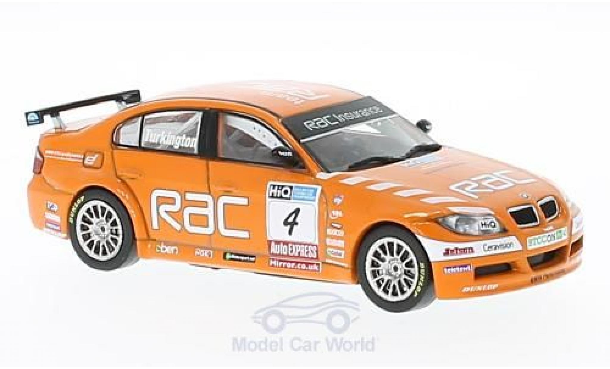 Bmw 320 1/43 SpecialC si (E90) No.4 WSR Team RAC BTCC 2009 C.Turkington ohne Vitrine modellino in miniatura